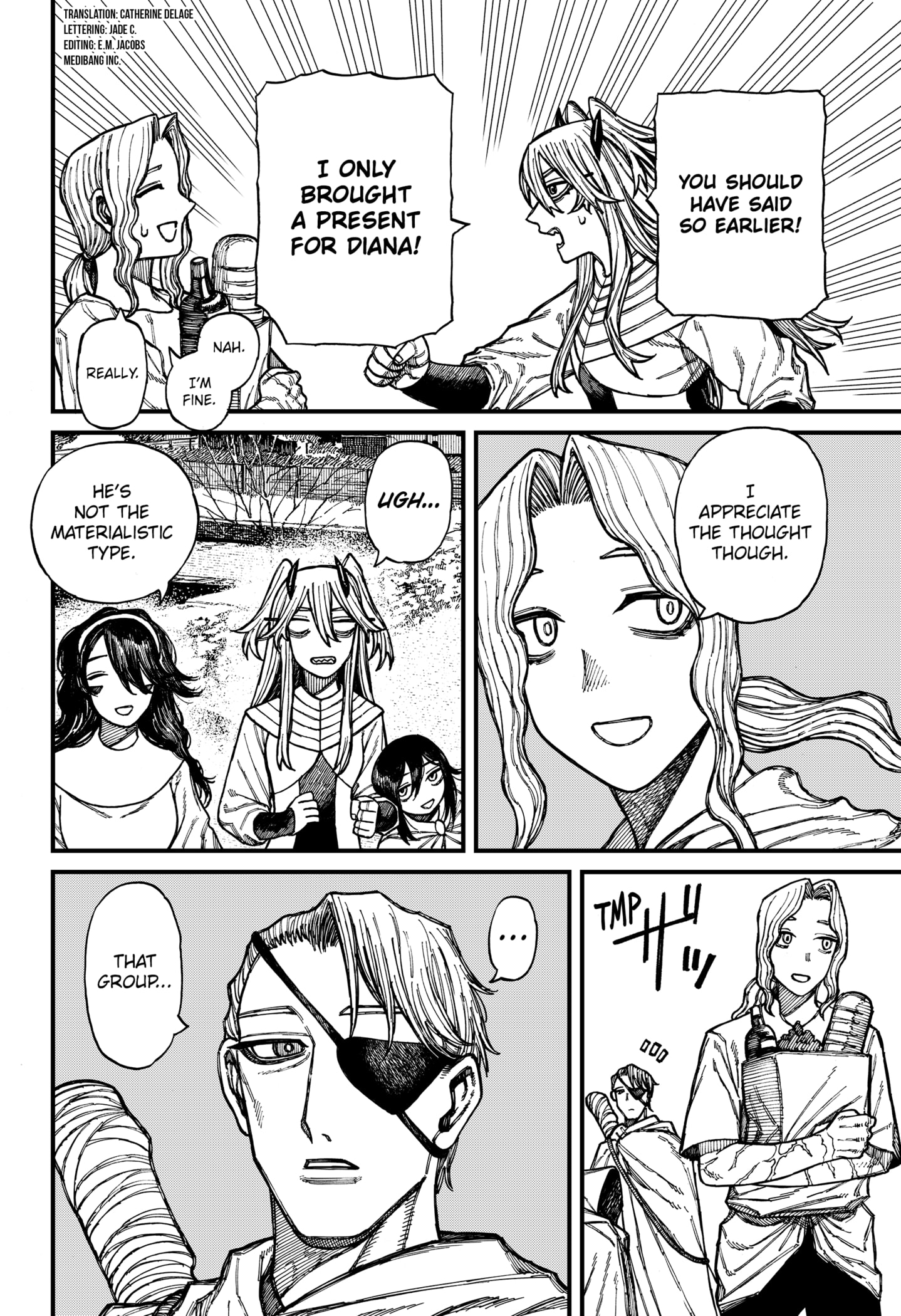 Centuria Manga Chapter 42 page 2 - Her Seventh Birthday scene