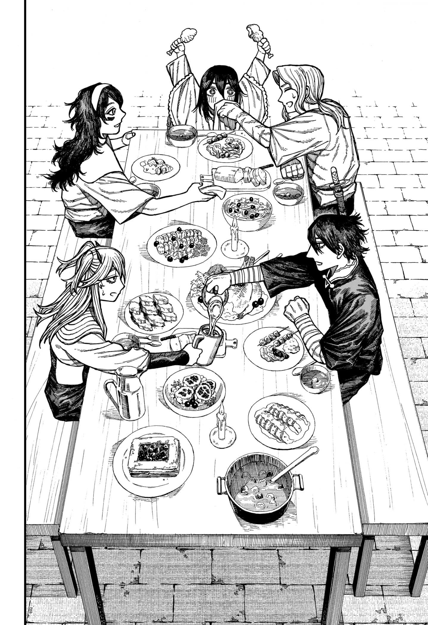 Centuria Manga Chapter 42 page 4 - Her Seventh Birthday scene