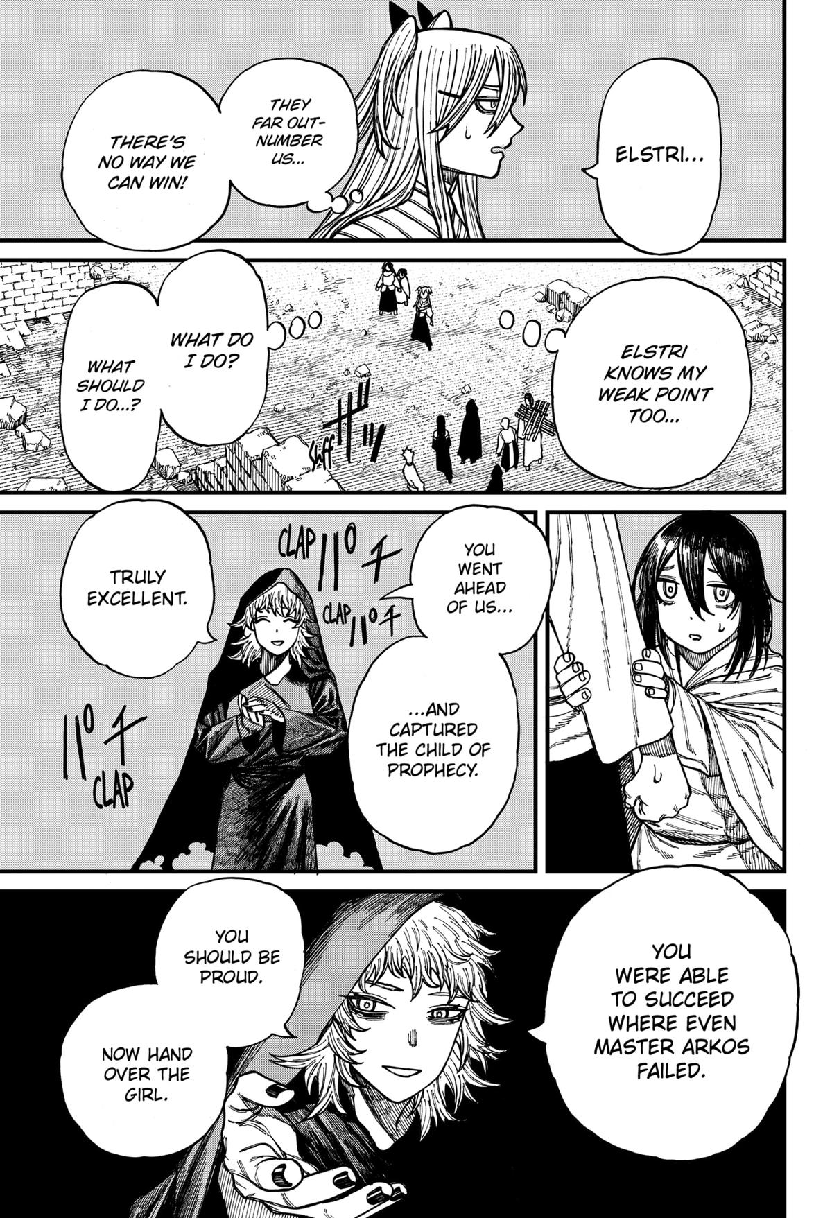 Centuria Manga Chapter 43 page 10 - Lacrima's Resolve scene