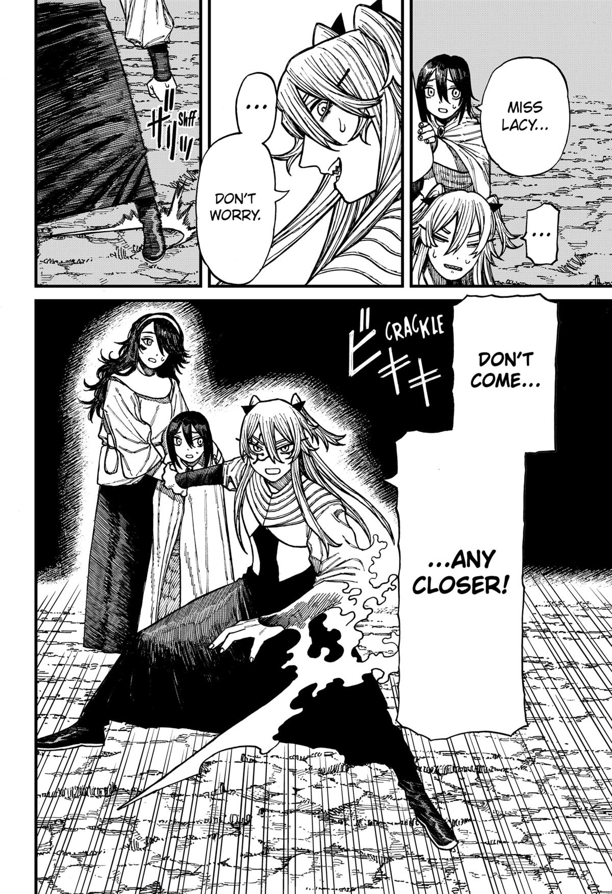 Centuria Manga Chapter 43 page 11 - Lacrima's Resolve scene