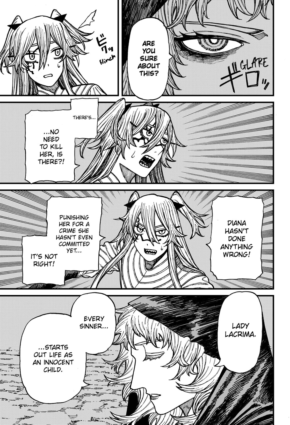 Centuria Manga Chapter 43 page 12 - Lacrima's Resolve scene