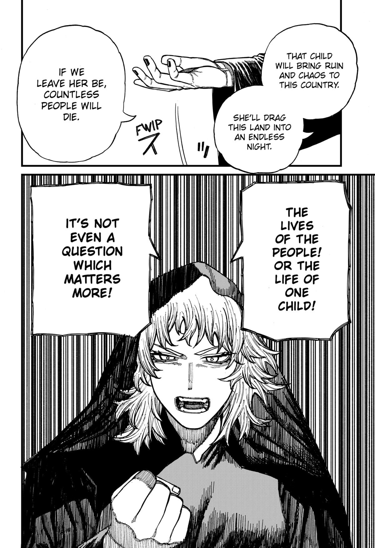 Centuria Manga Chapter 43 page 13 - Lacrima's Resolve scene