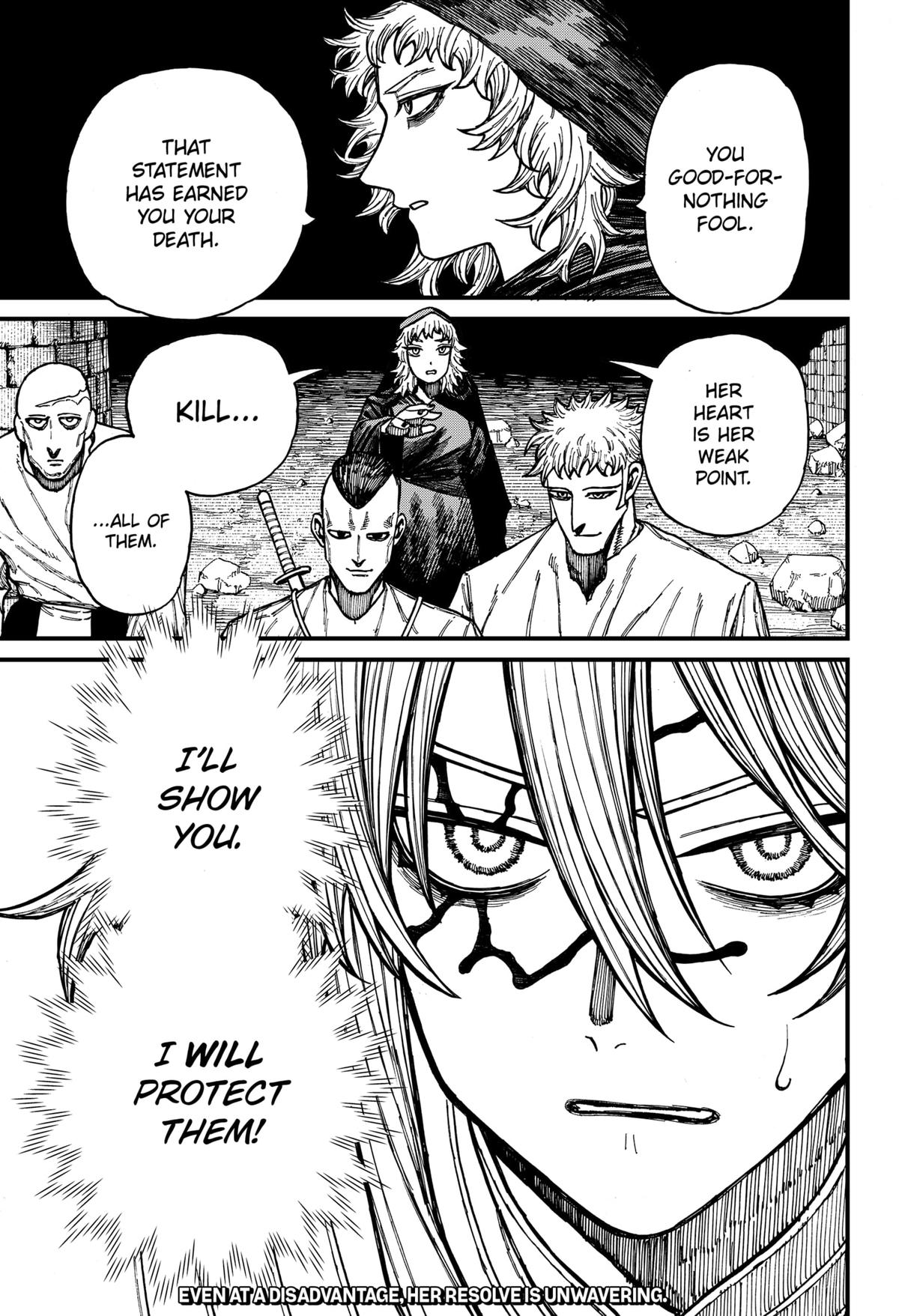 Centuria Manga Chapter 43 page 18 - Lacrima's Resolve scene