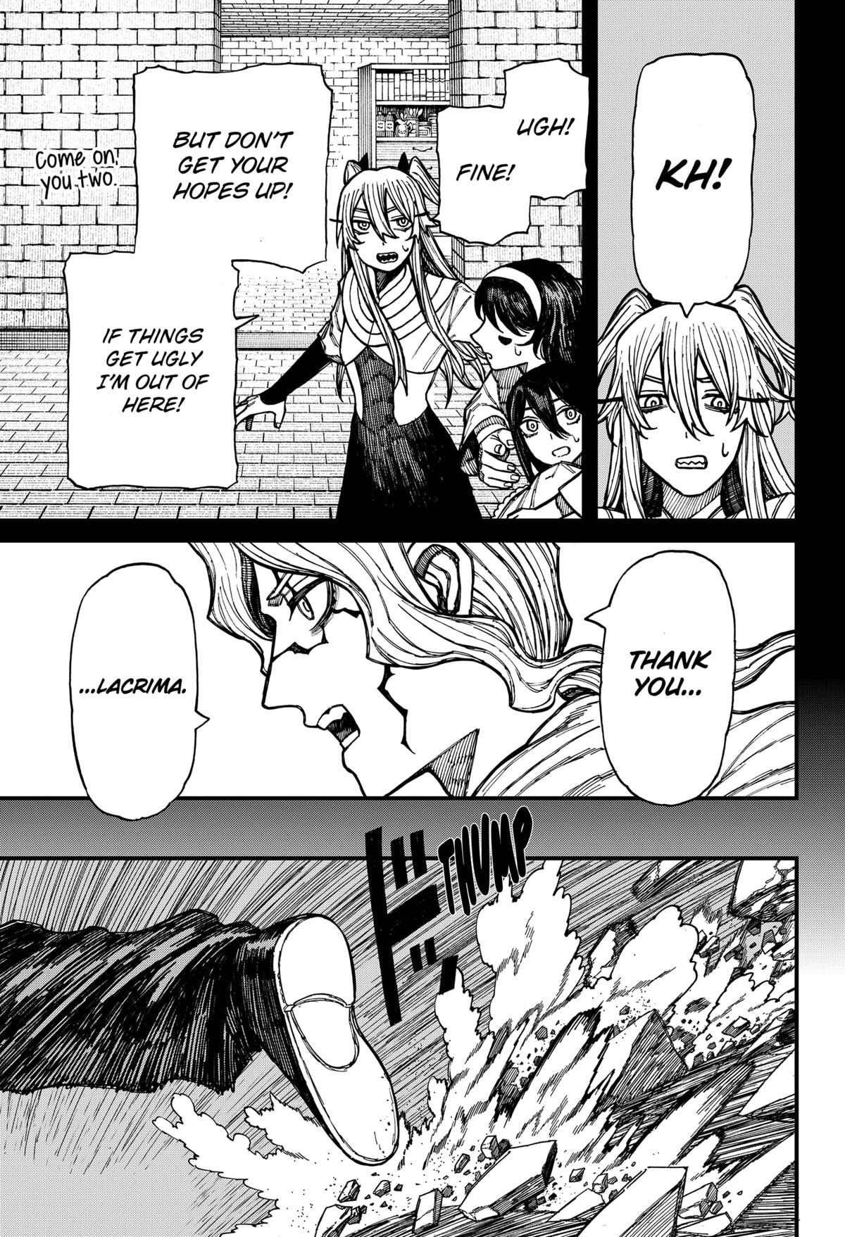 Centuria Manga Chapter 43 page 3 - Lacrima's Resolve scene