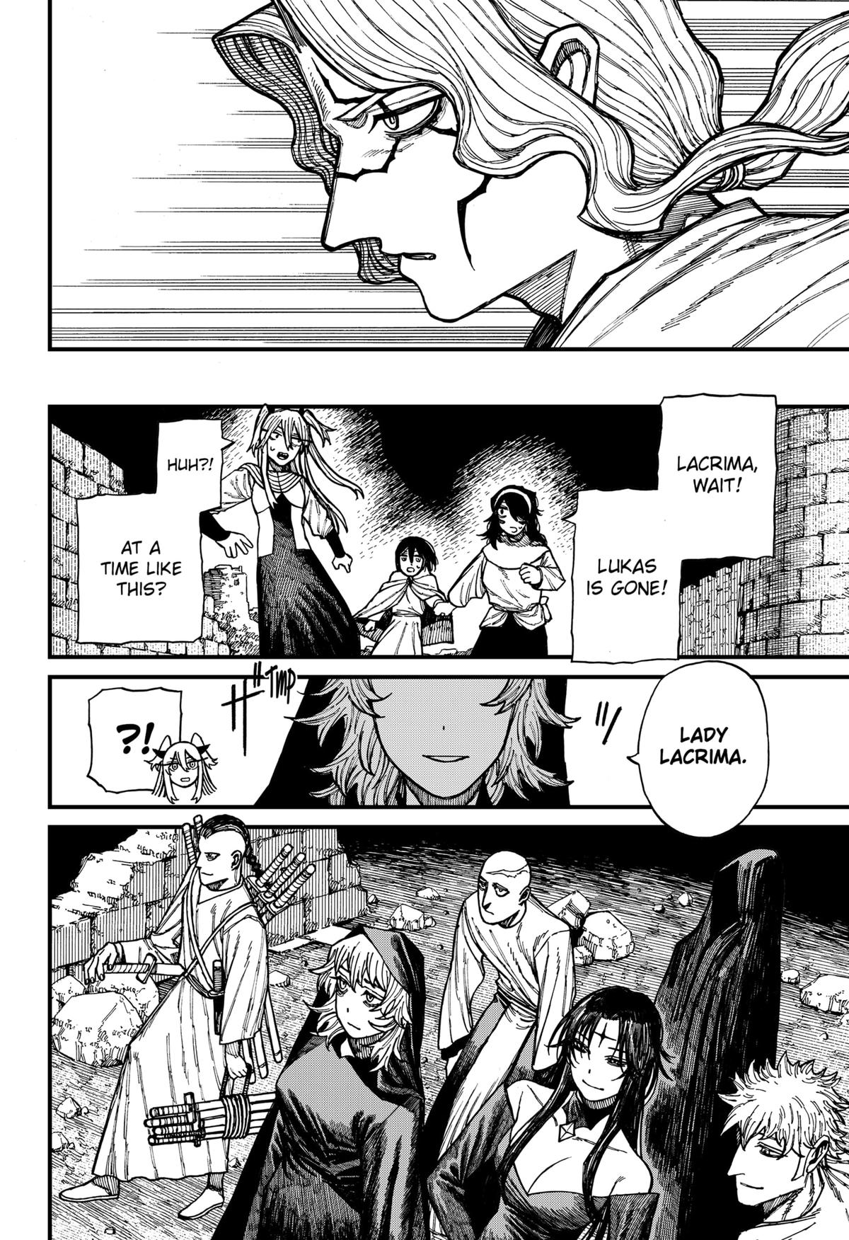 Centuria Manga Chapter 43 page 9 - Lacrima's Resolve scene