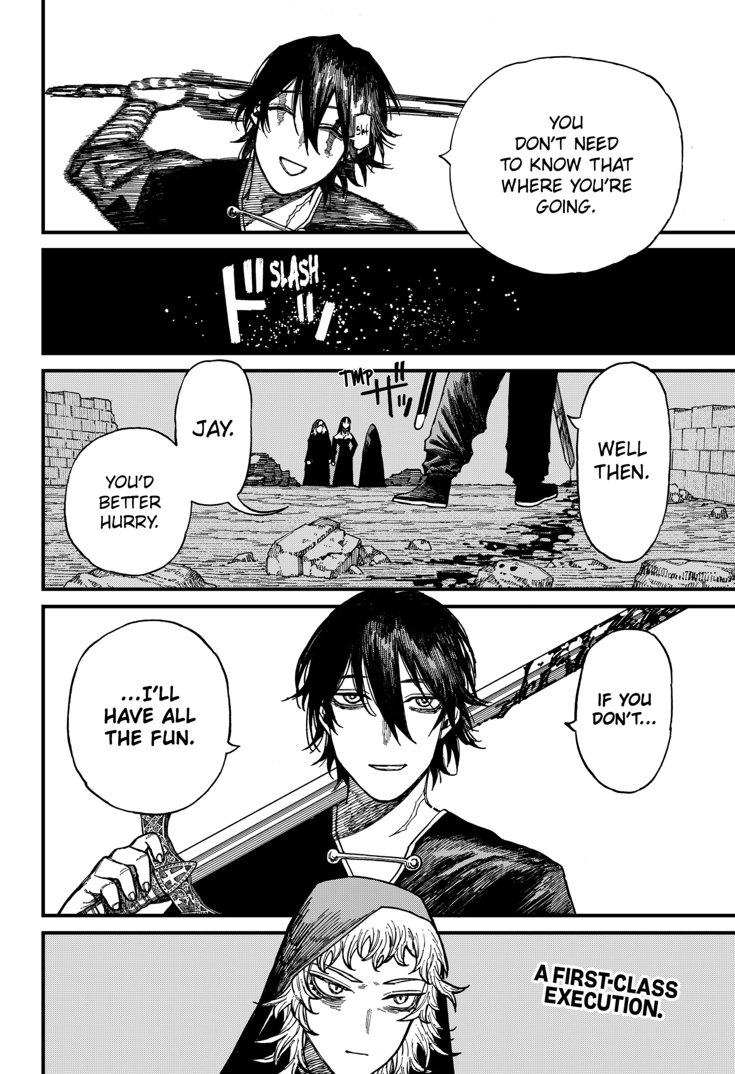 Centuria Manga Chapter 45 page 20 - Sword and Shield scene