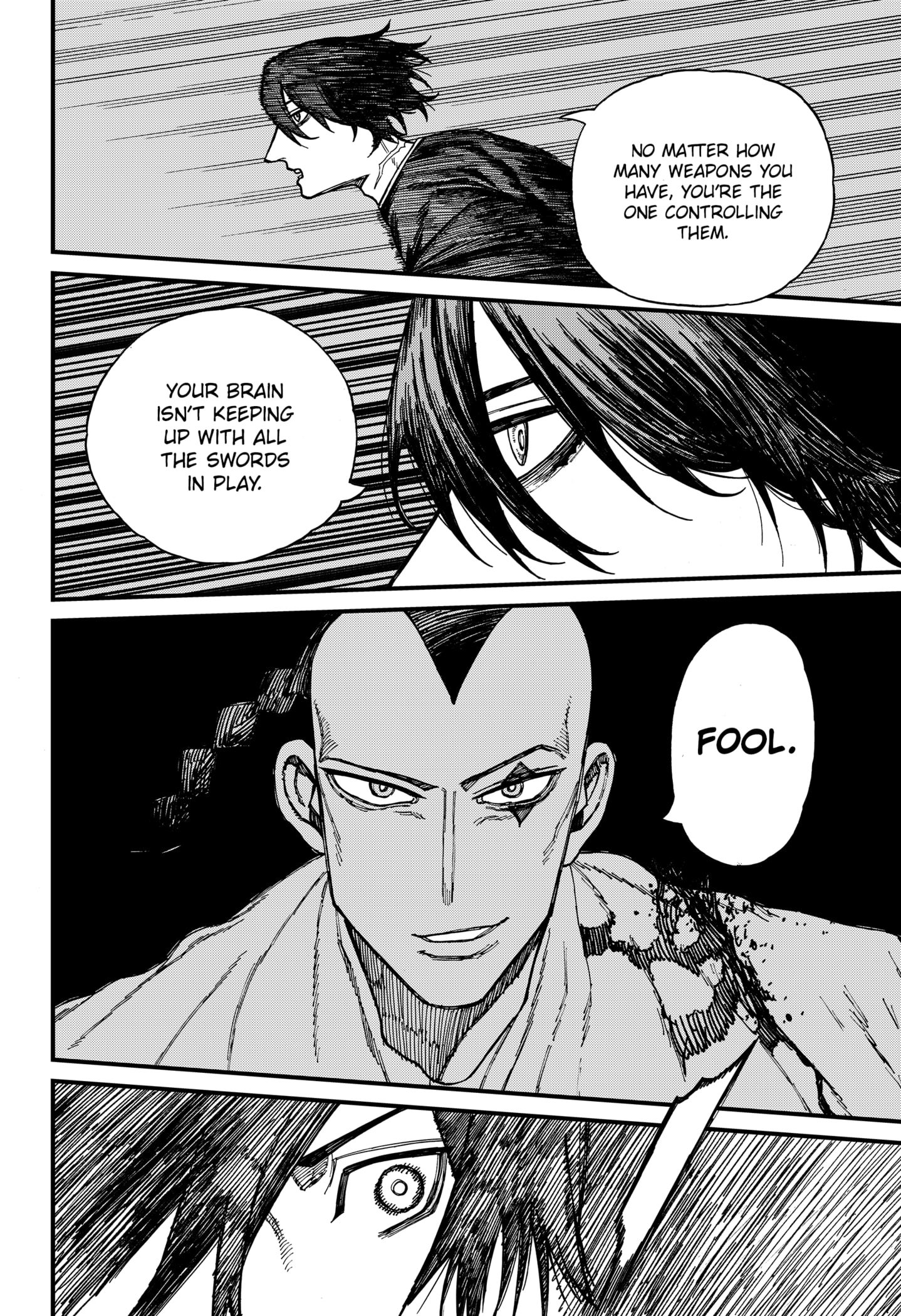 Centuria Manga Chapter 45 page 8 - Sword and Shield scene