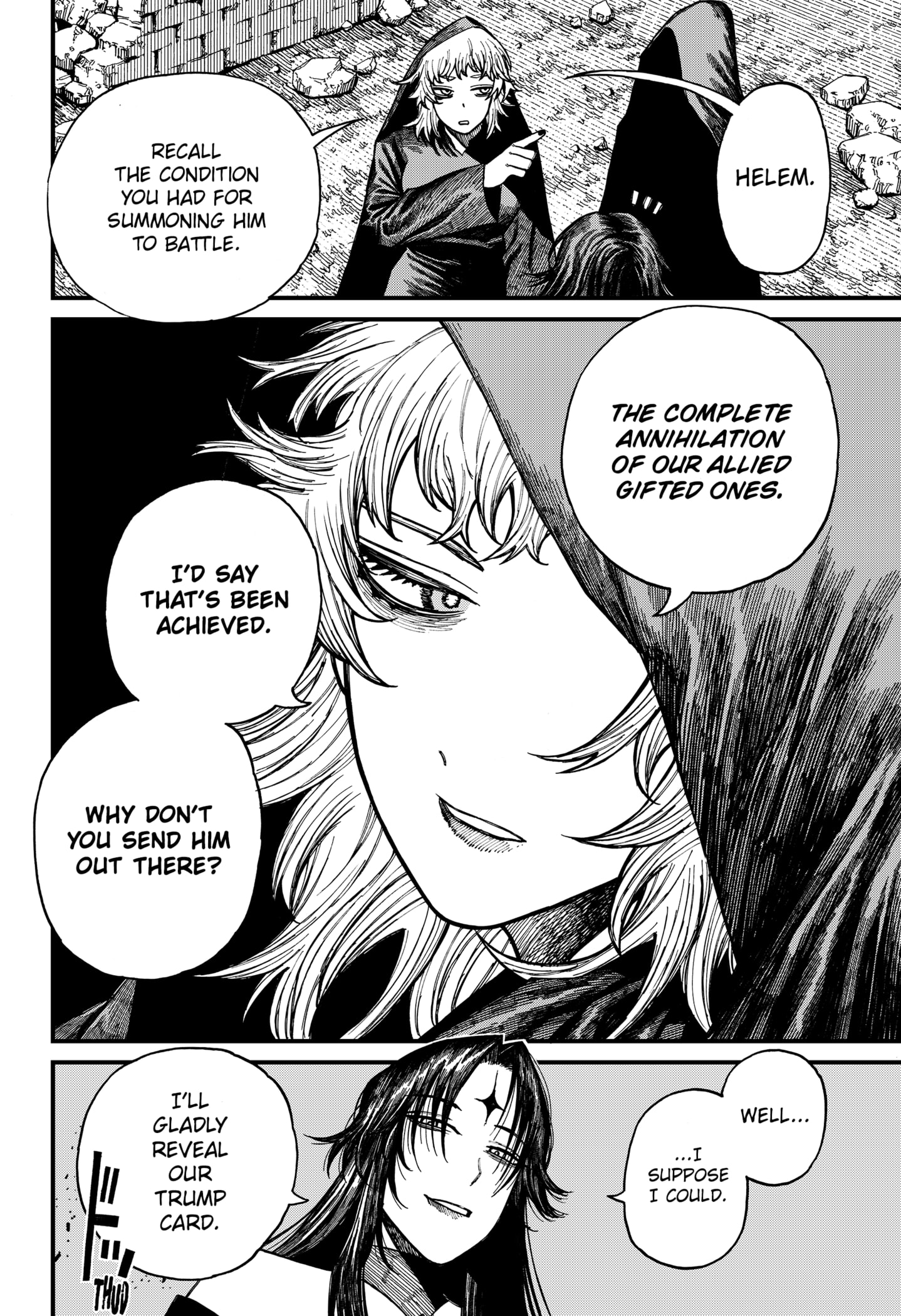 Centuria Manga Chapter 48 page 6 - Resurrection scene