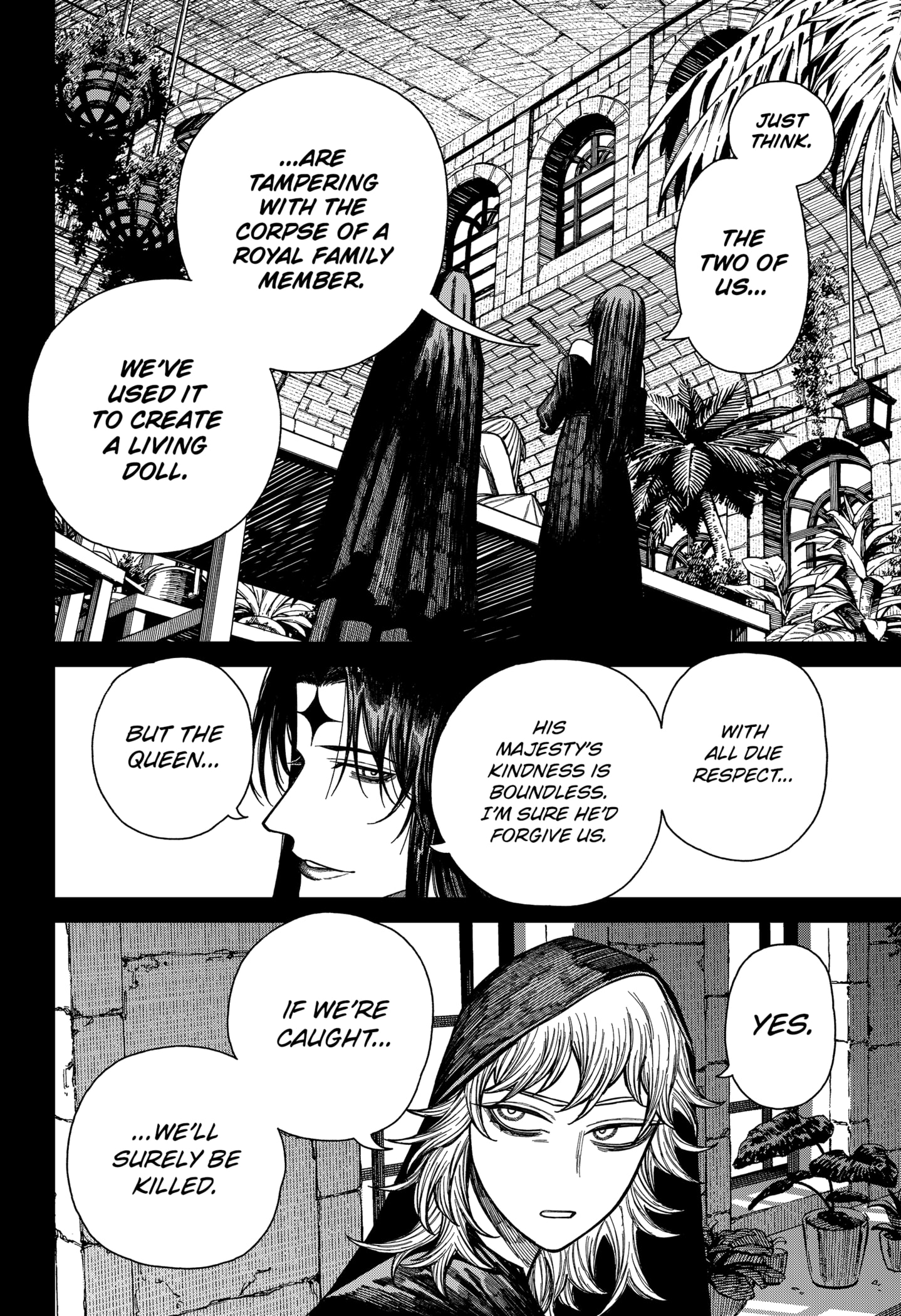 Centuria Manga Chapter 49 page 10 - Grave Robber Helem scene