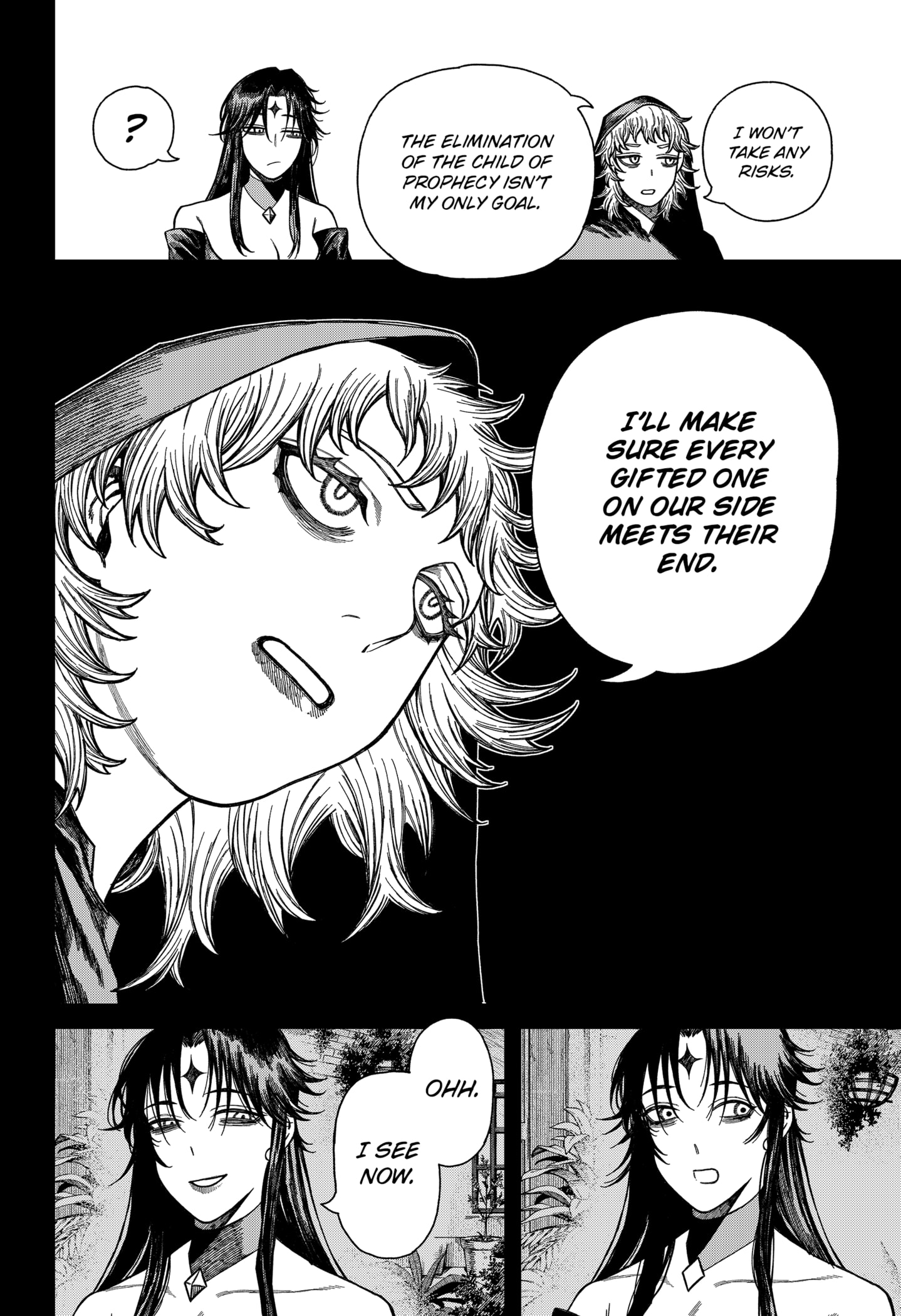 Centuria Manga Chapter 49 page 12 - Grave Robber Helem scene
