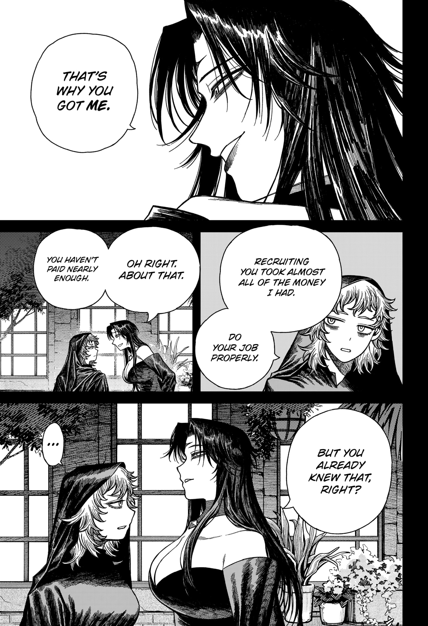 Centuria Manga Chapter 49 page 13 - Grave Robber Helem scene