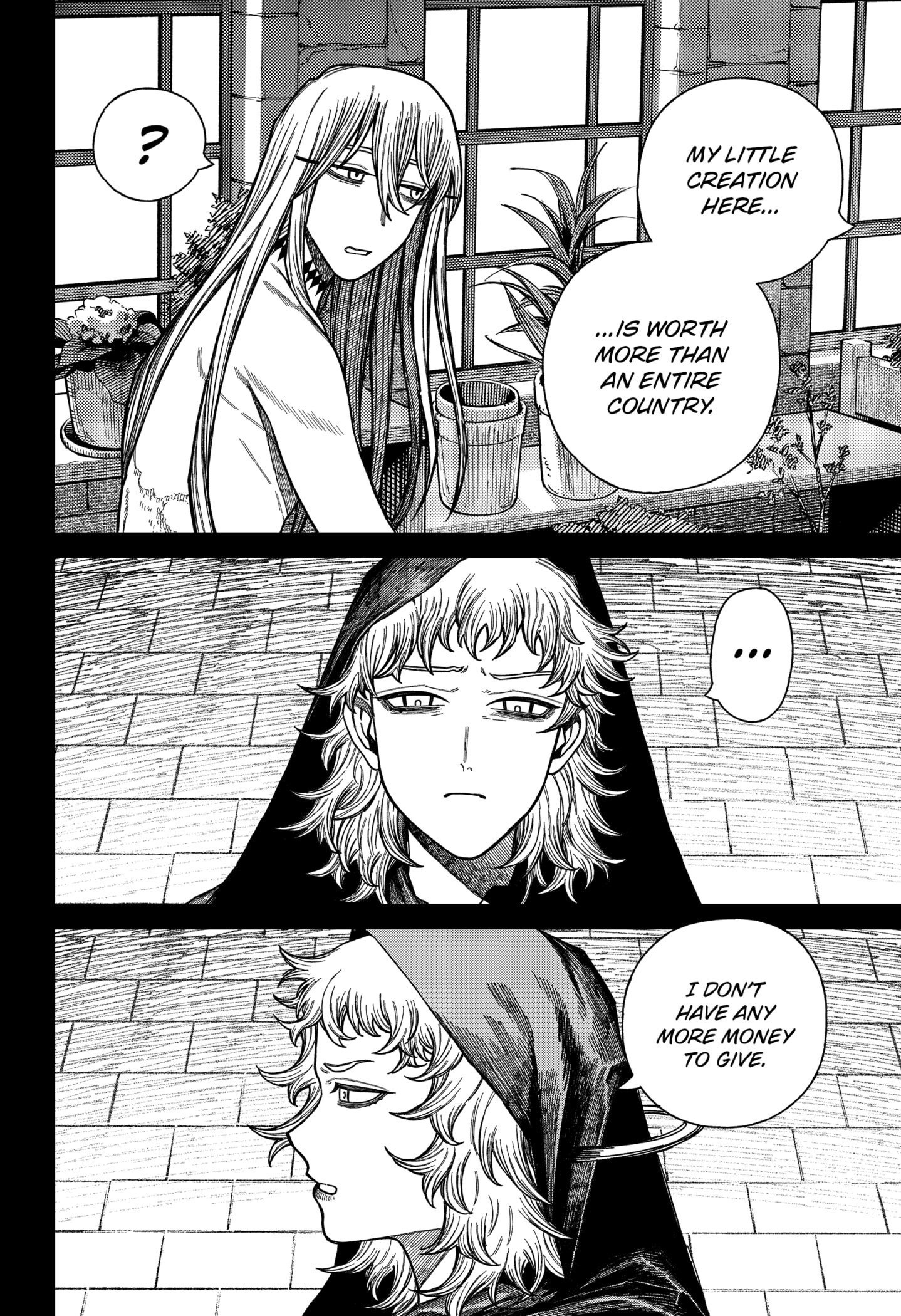 Centuria Manga Chapter 49 page 14 - Grave Robber Helem scene