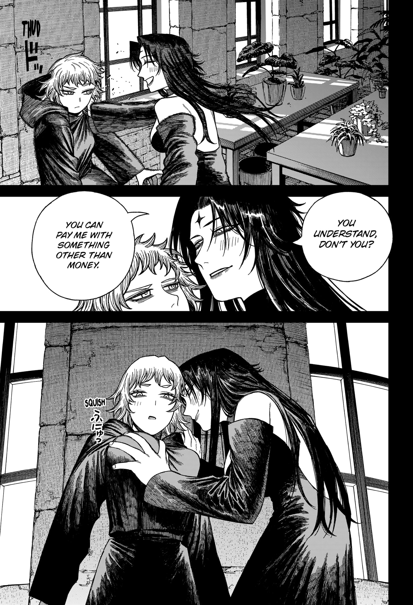Centuria Manga Chapter 49 page 15 - Grave Robber Helem scene