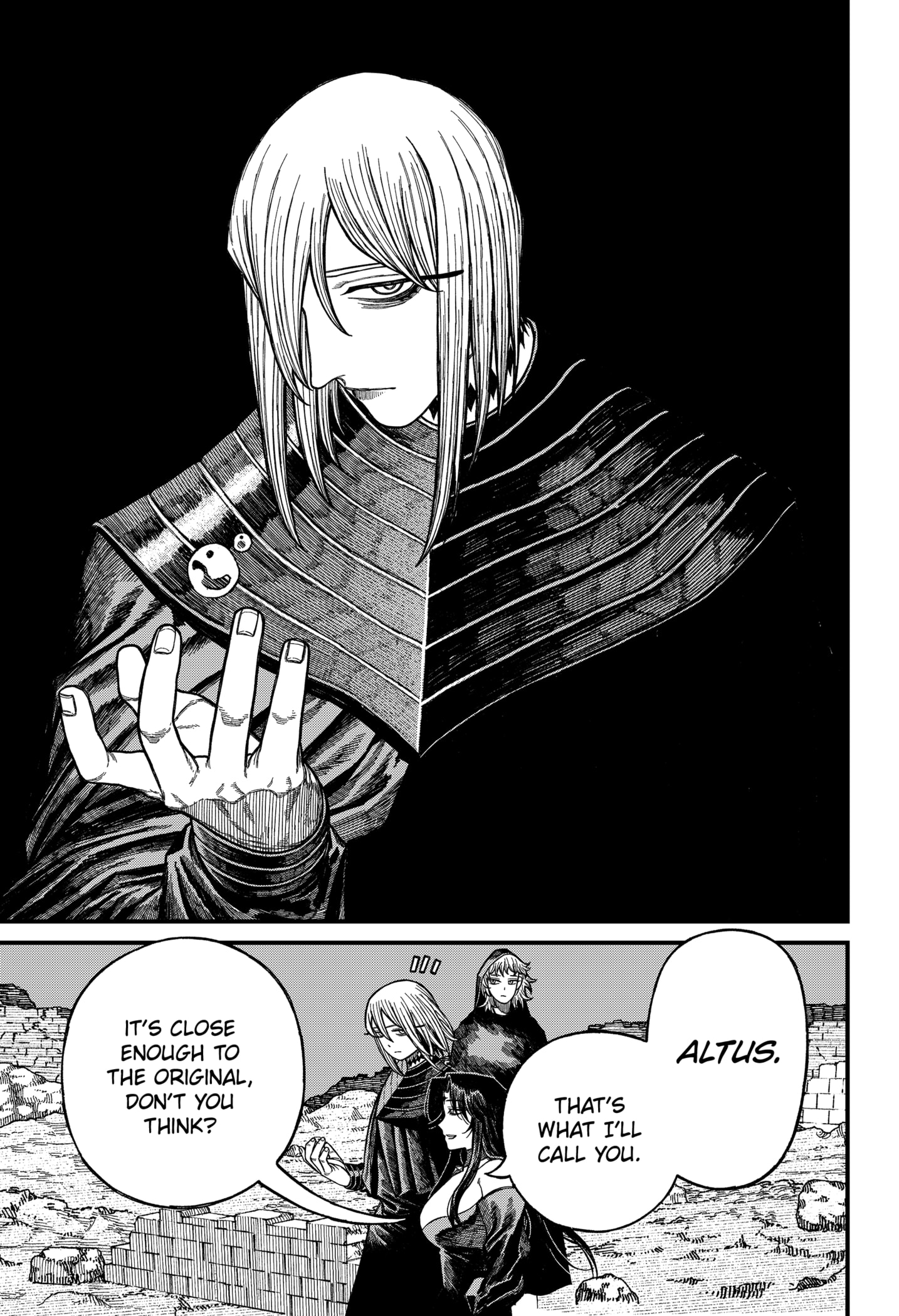Centuria Manga Chapter 49 page 19 - Grave Robber Helem scene