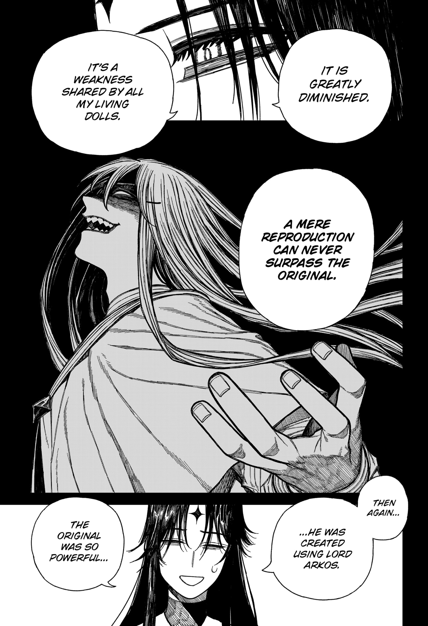 Centuria Manga Chapter 49 page 7 - Grave Robber Helem scene