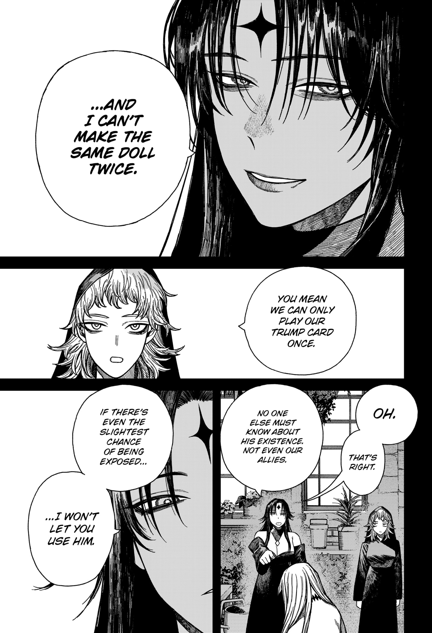 Centuria Manga Chapter 49 page 9 - Grave Robber Helem scene