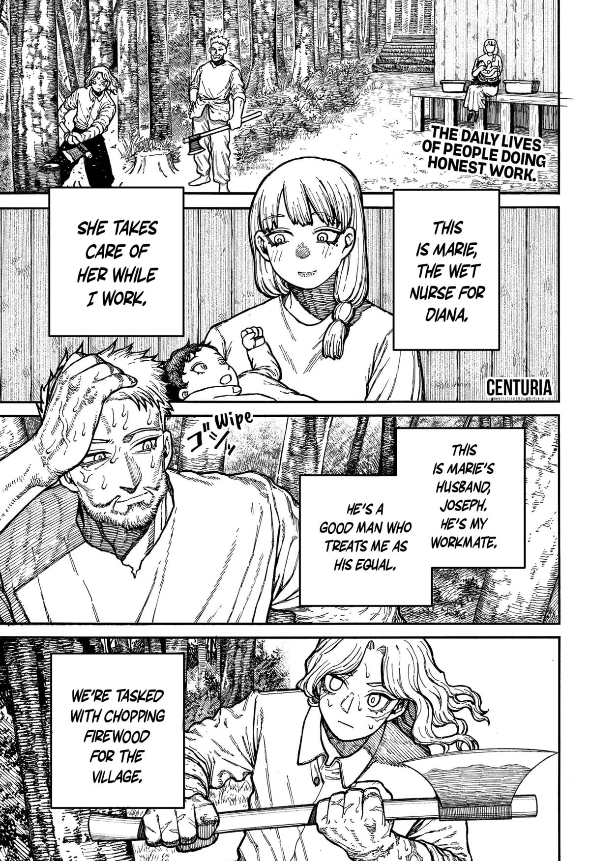 Centuria Manga Chapter 5 page 1 - Prophecy scene