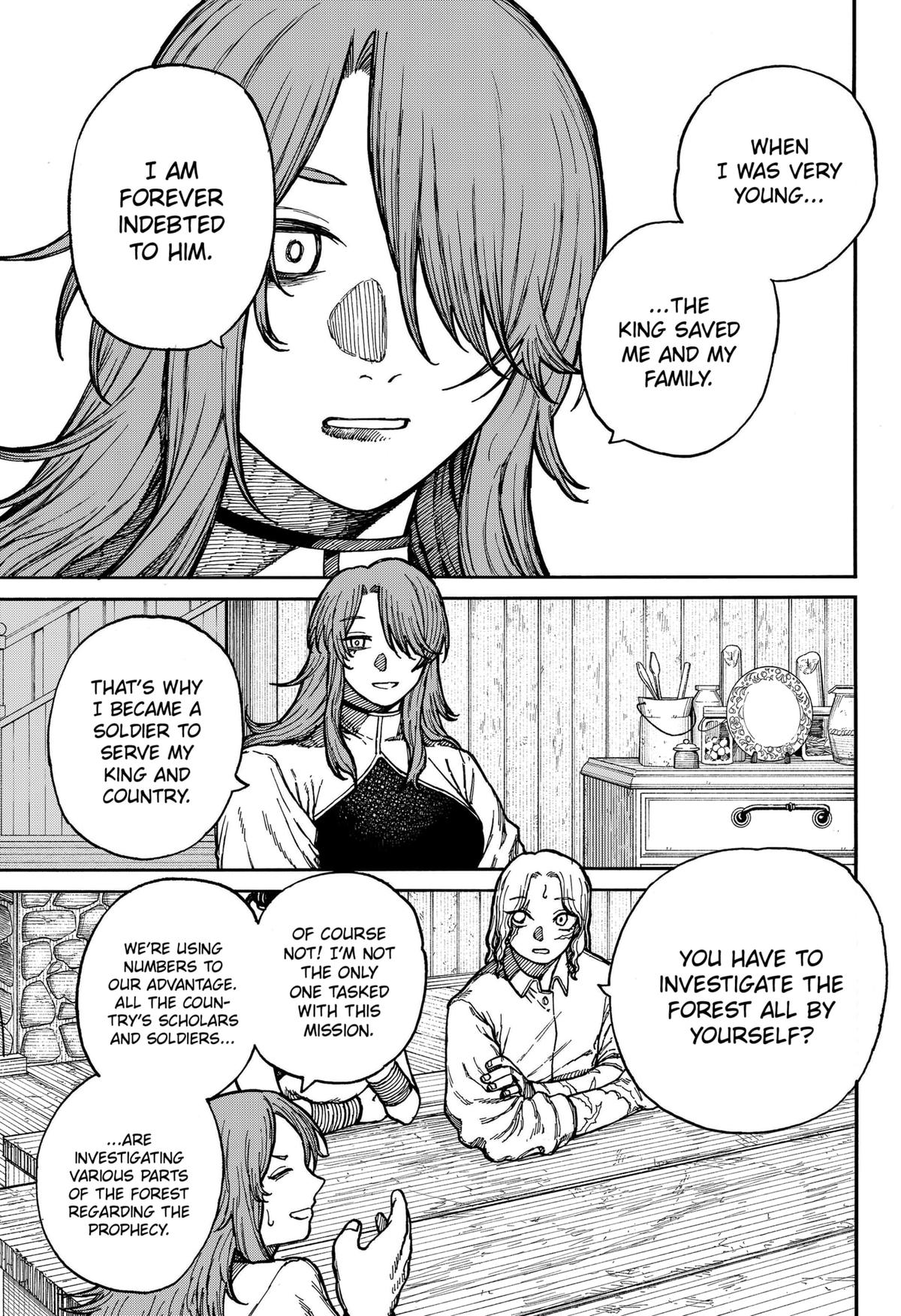 Centuria Manga Chapter 5 page 11 - Prophecy scene