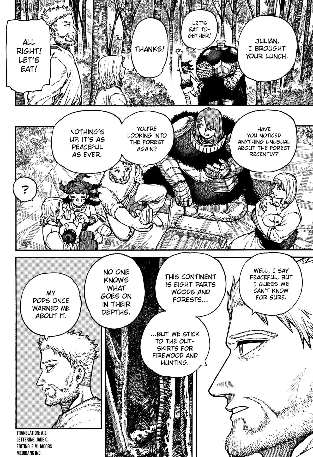 Centuria Manga Chapter 5 page 4 - Prophecy scene