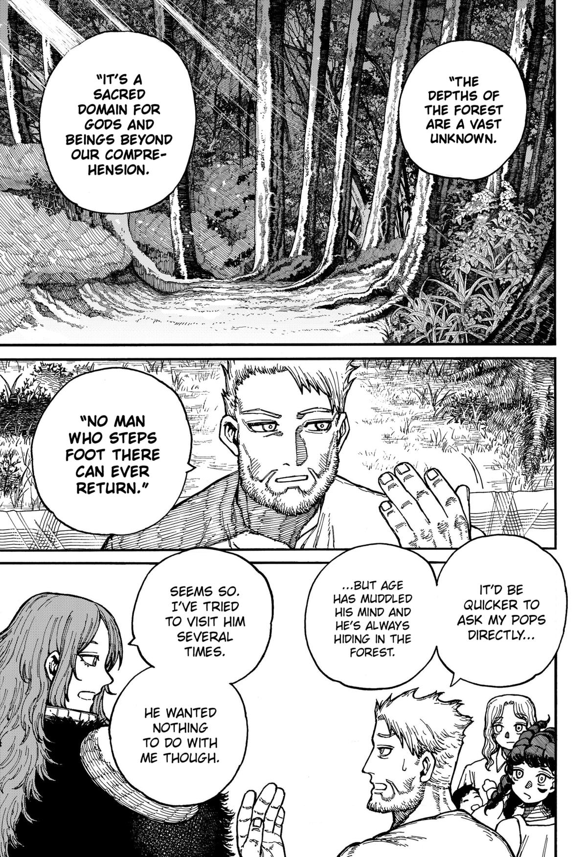 Centuria Manga Chapter 5 page 5 - Prophecy scene