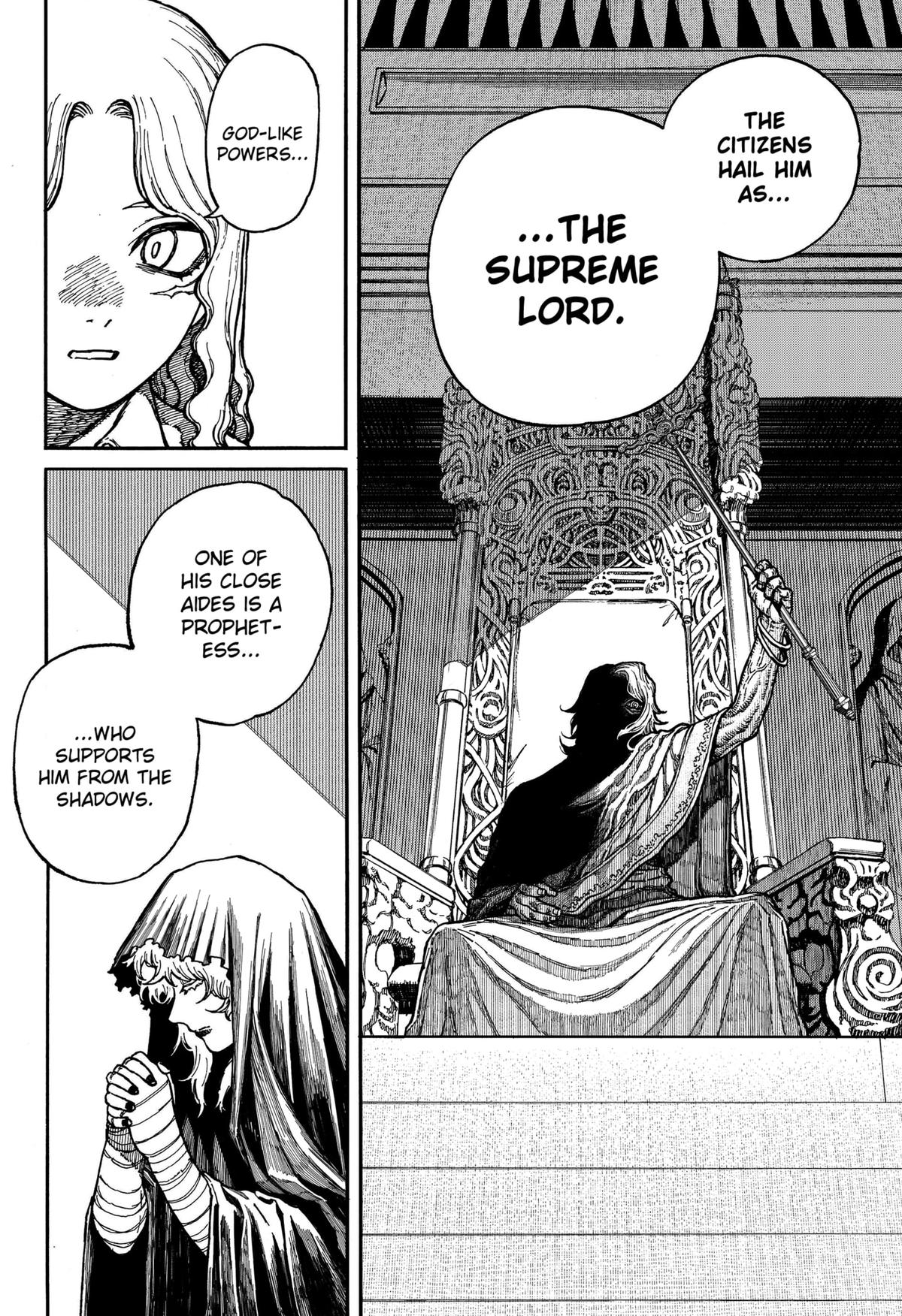 Centuria Manga Chapter 5 page 8 - Prophecy scene