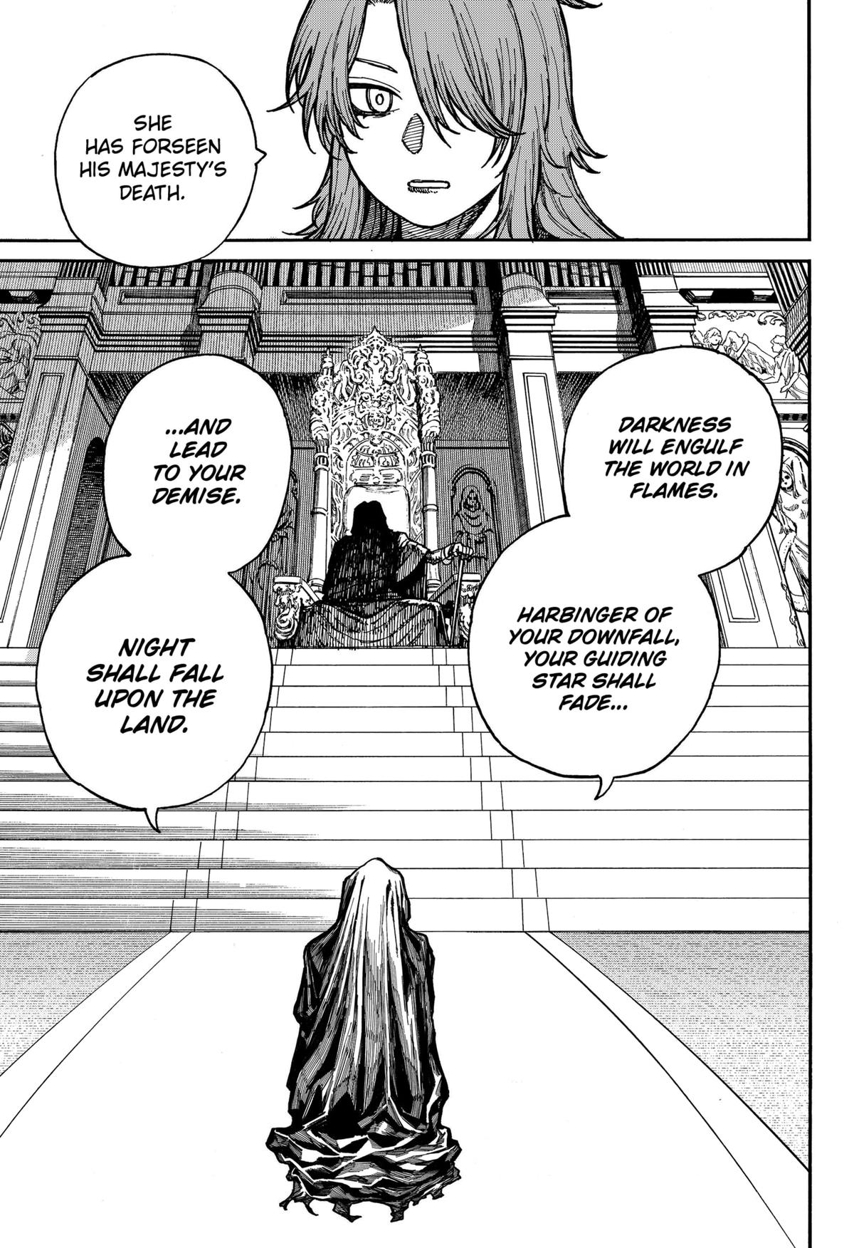 Centuria Manga Chapter 5 page 9 - Prophecy scene