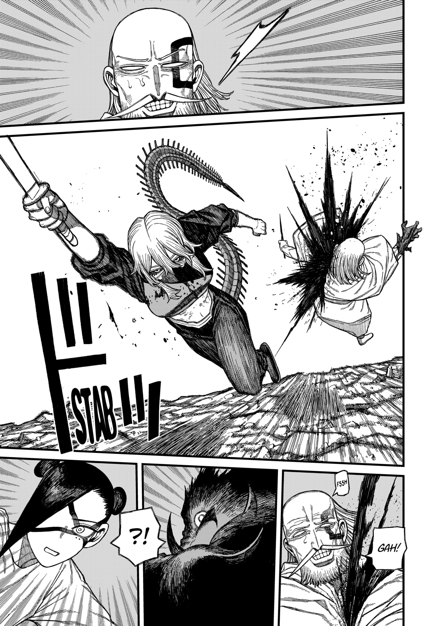 Centuria Manga Chapter 50 page 13 - Mortal Combat 2 scene