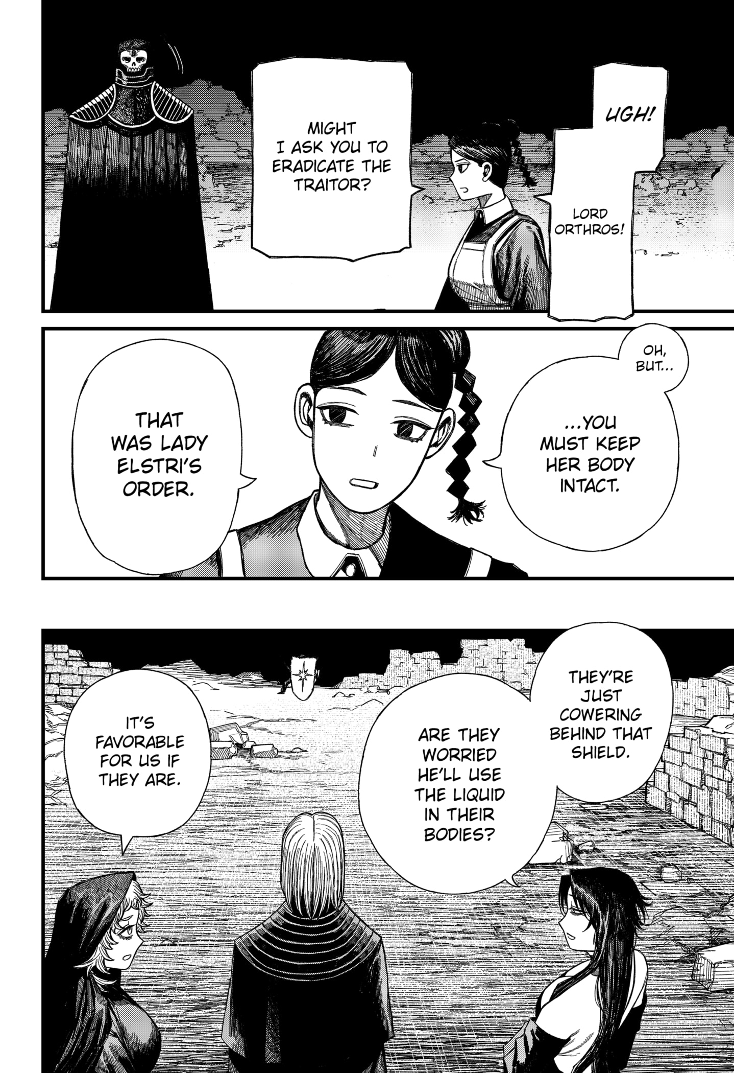 Centuria Manga Chapter 50 page 16 - Mortal Combat 2 scene