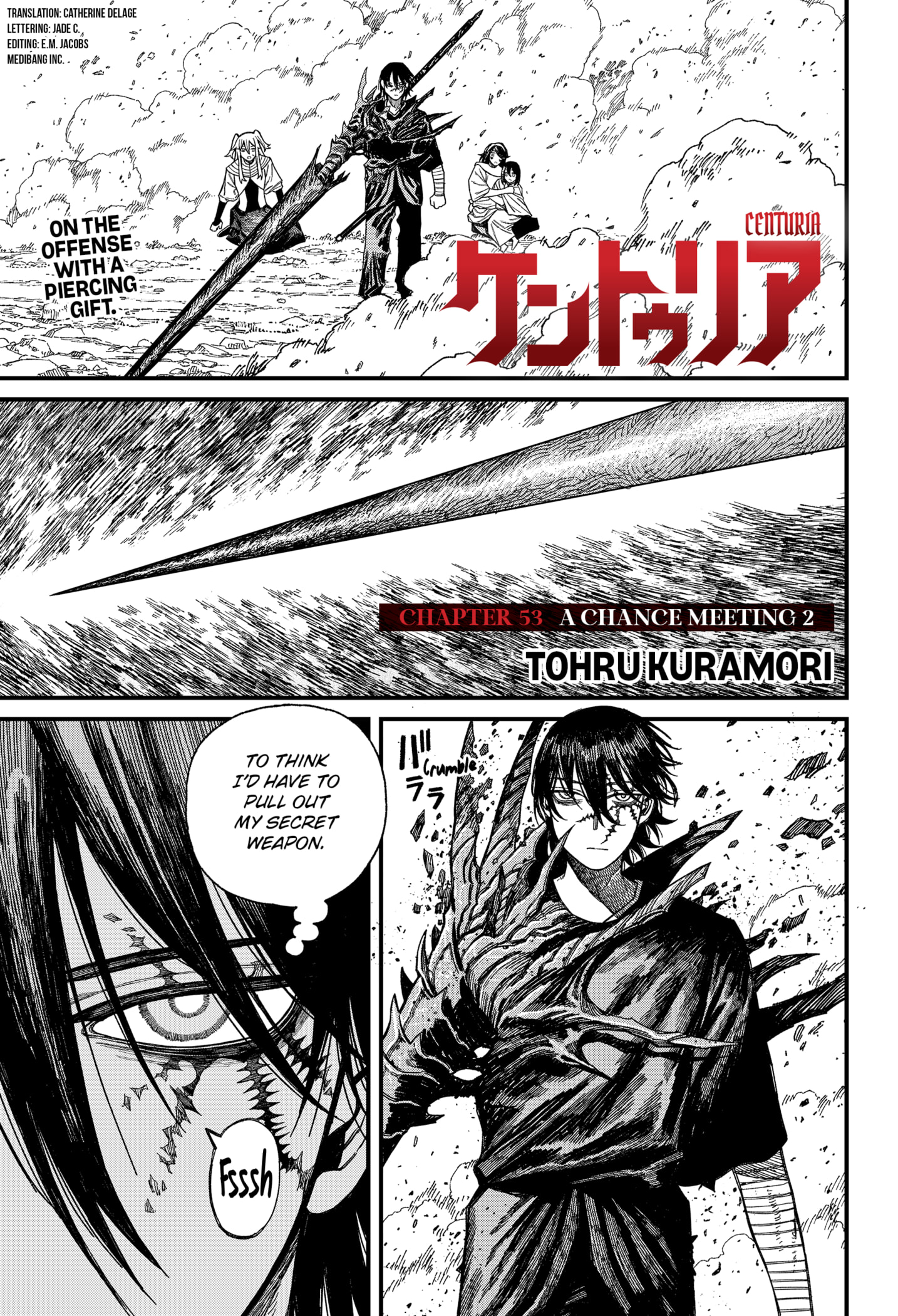 Centuria Manga Chapter 53 page 1 - A Chance Meeting 2 scene
