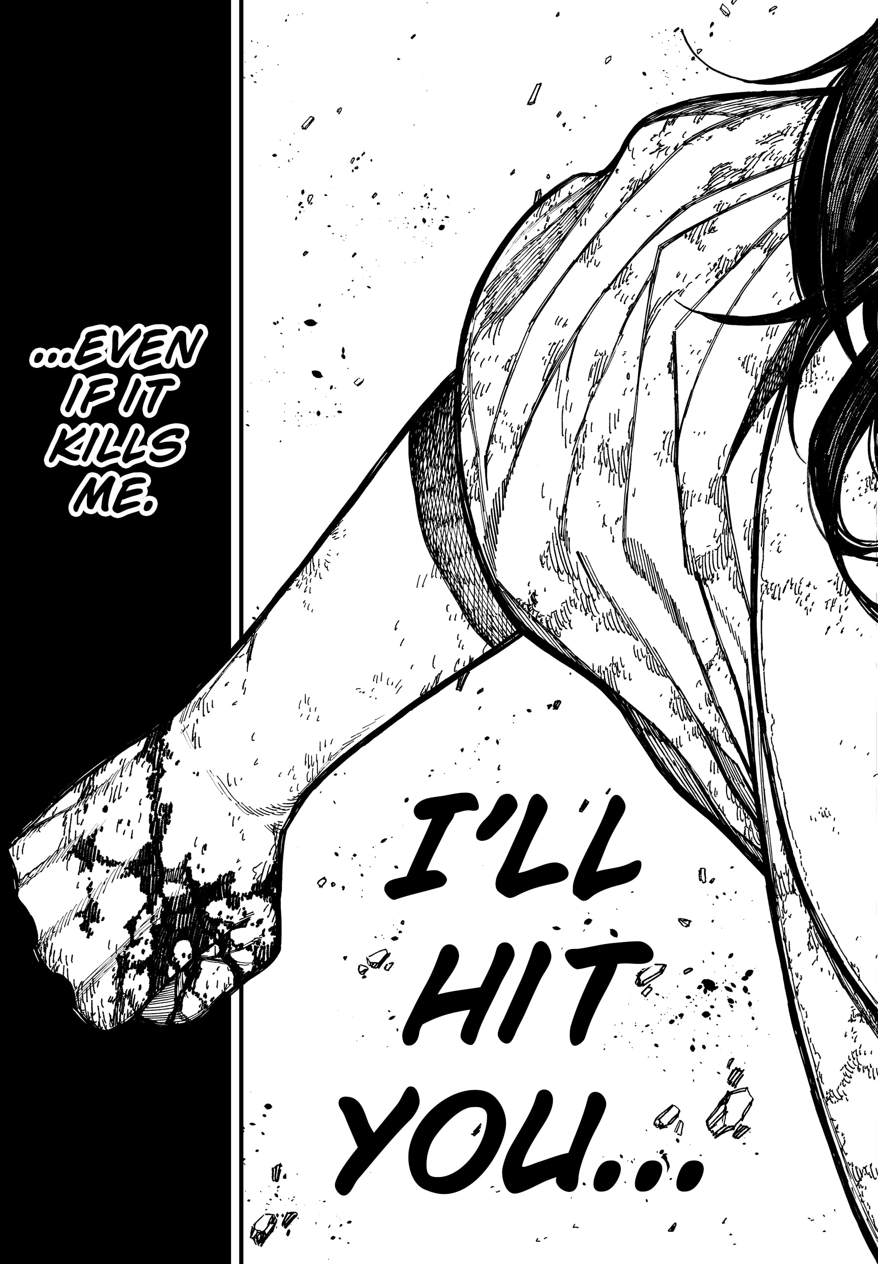 Centuria Manga Chapter 56 page 15 - A Resolute Fist scene