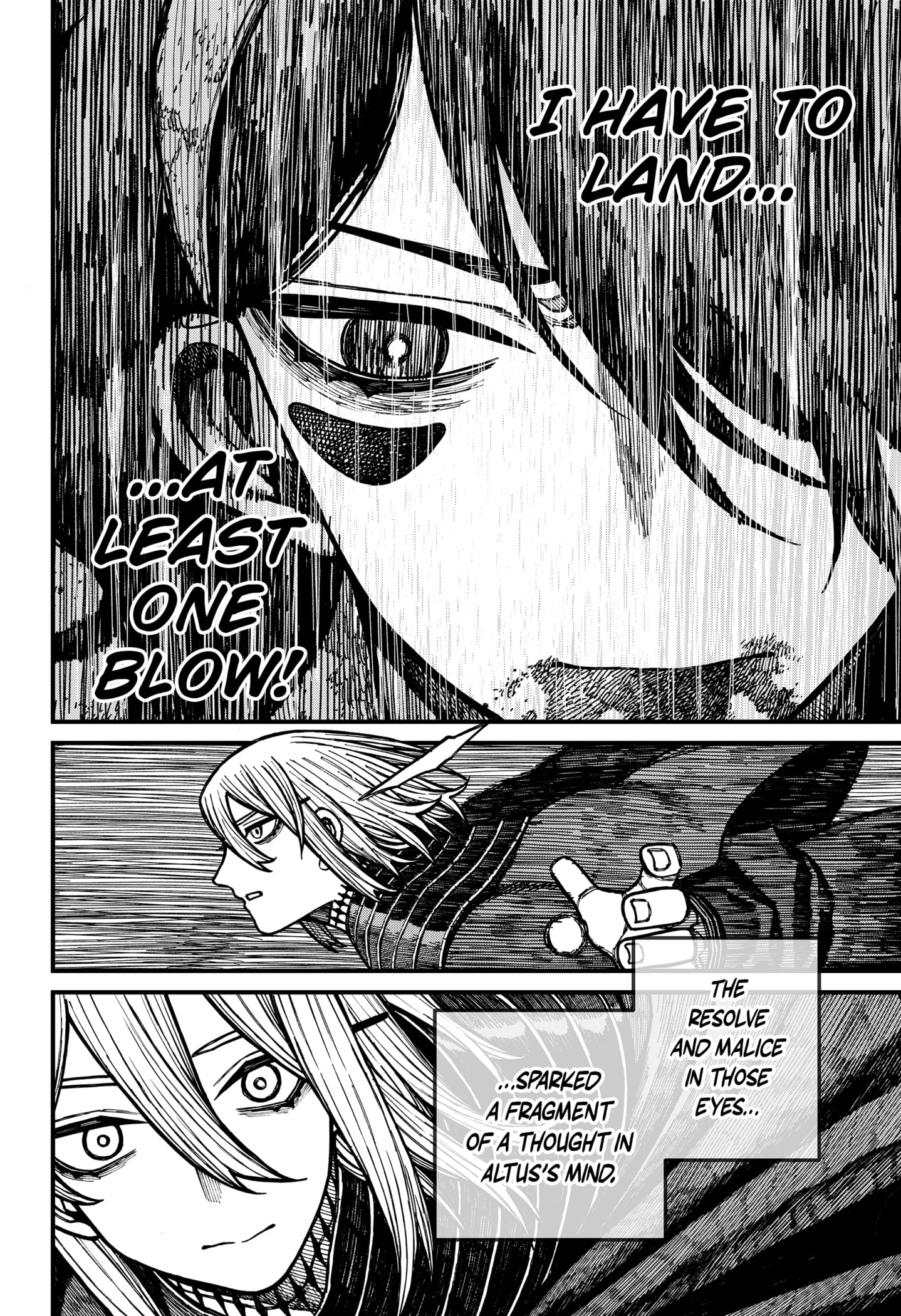 Centuria Manga Chapter 56 page 16 - A Resolute Fist scene