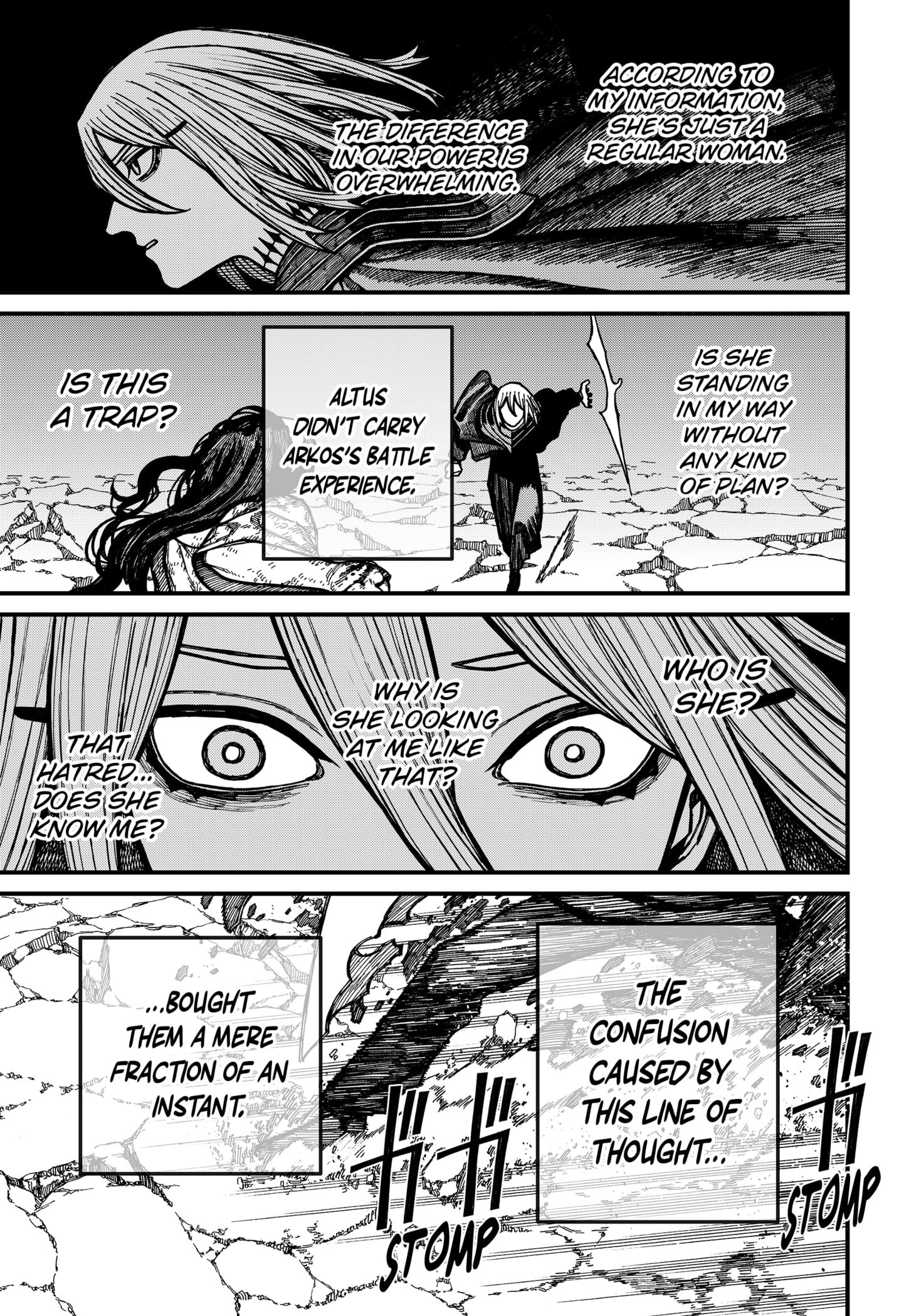Centuria Manga Chapter 56 page 17 - A Resolute Fist scene