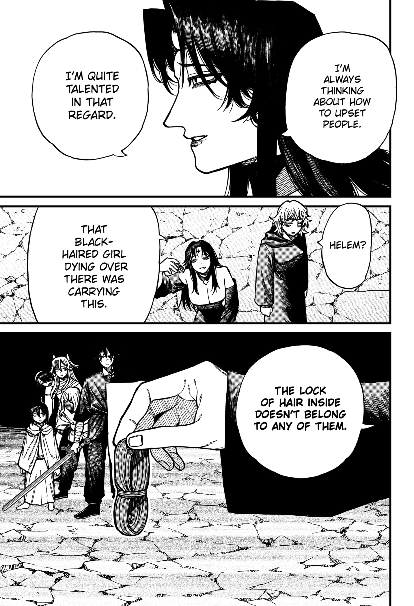 Centuria Manga Chapter 57 page 17 - Memento Mori scene