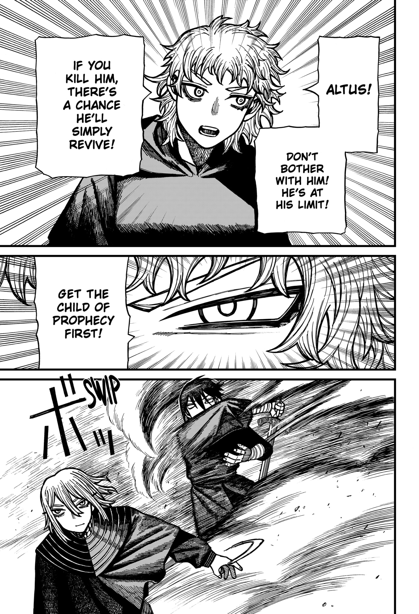 Centuria Manga Chapter 57 page 9 - Memento Mori scene