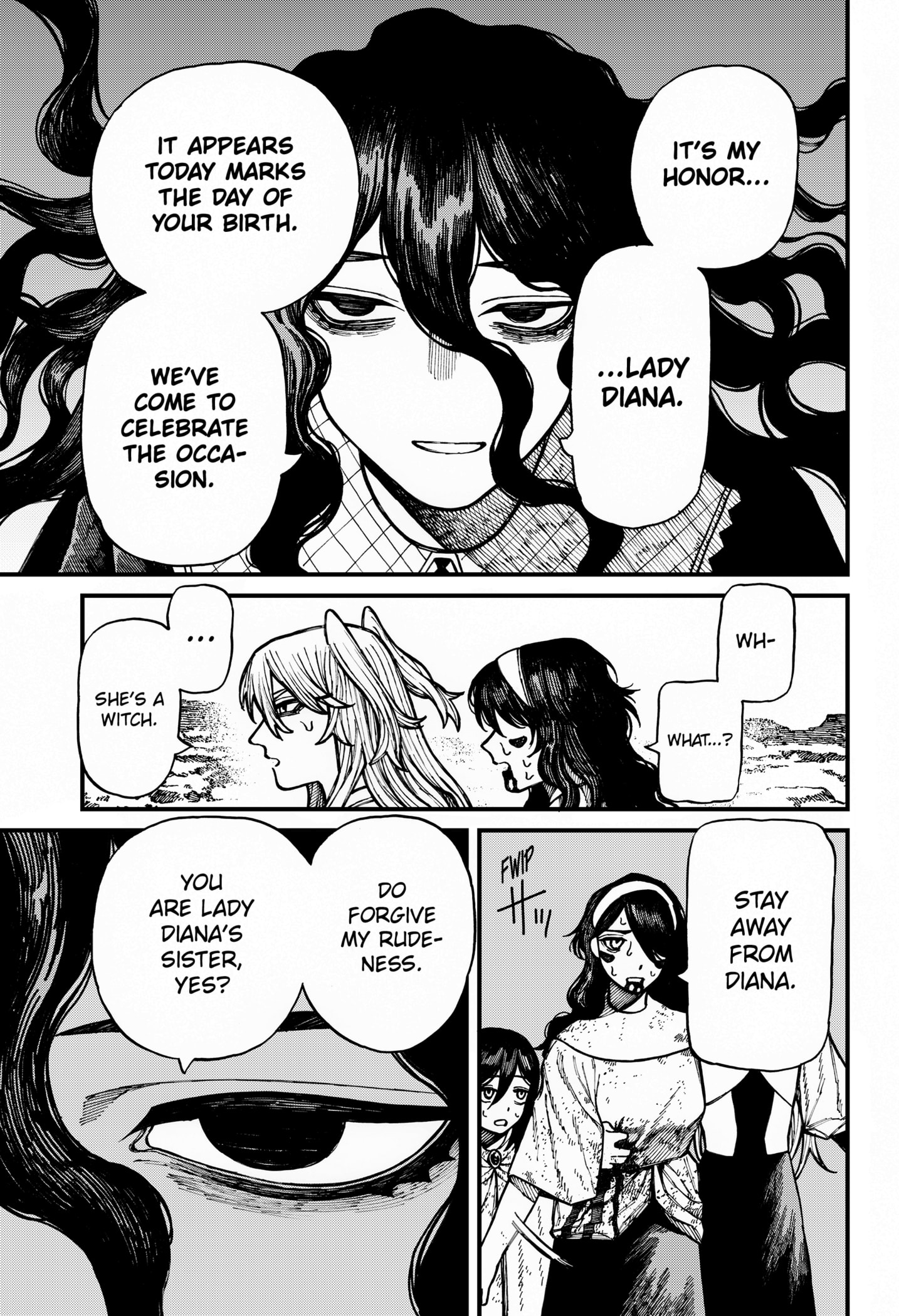 Centuria Manga Chapter 59 page 13 - Night scene
