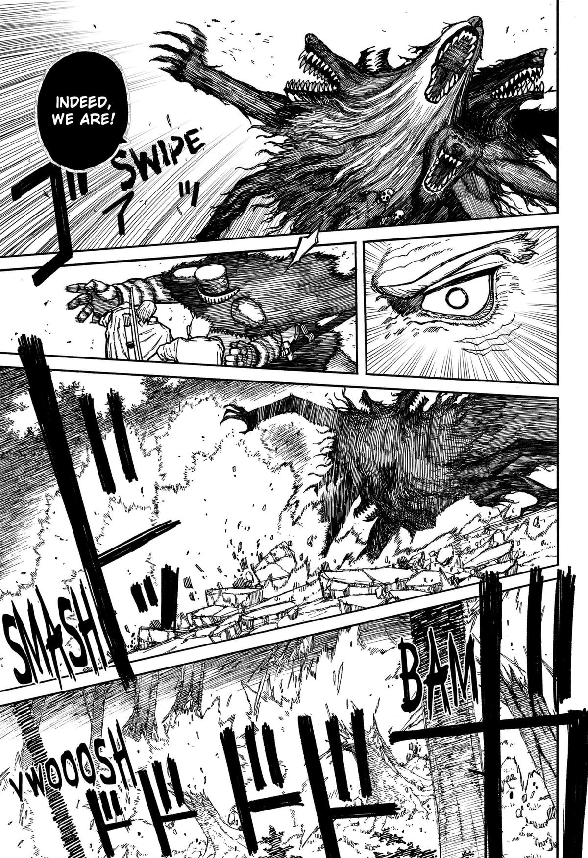 Centuria Manga Chapter 6 page 20 - Demonic Beast scene