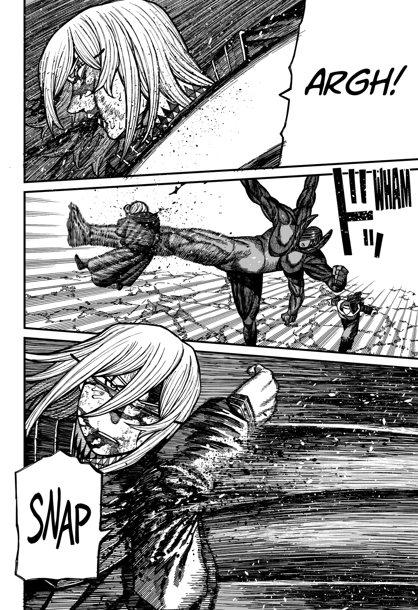 Centuria Manga Chapter 61 page 16 - Three Against One scene