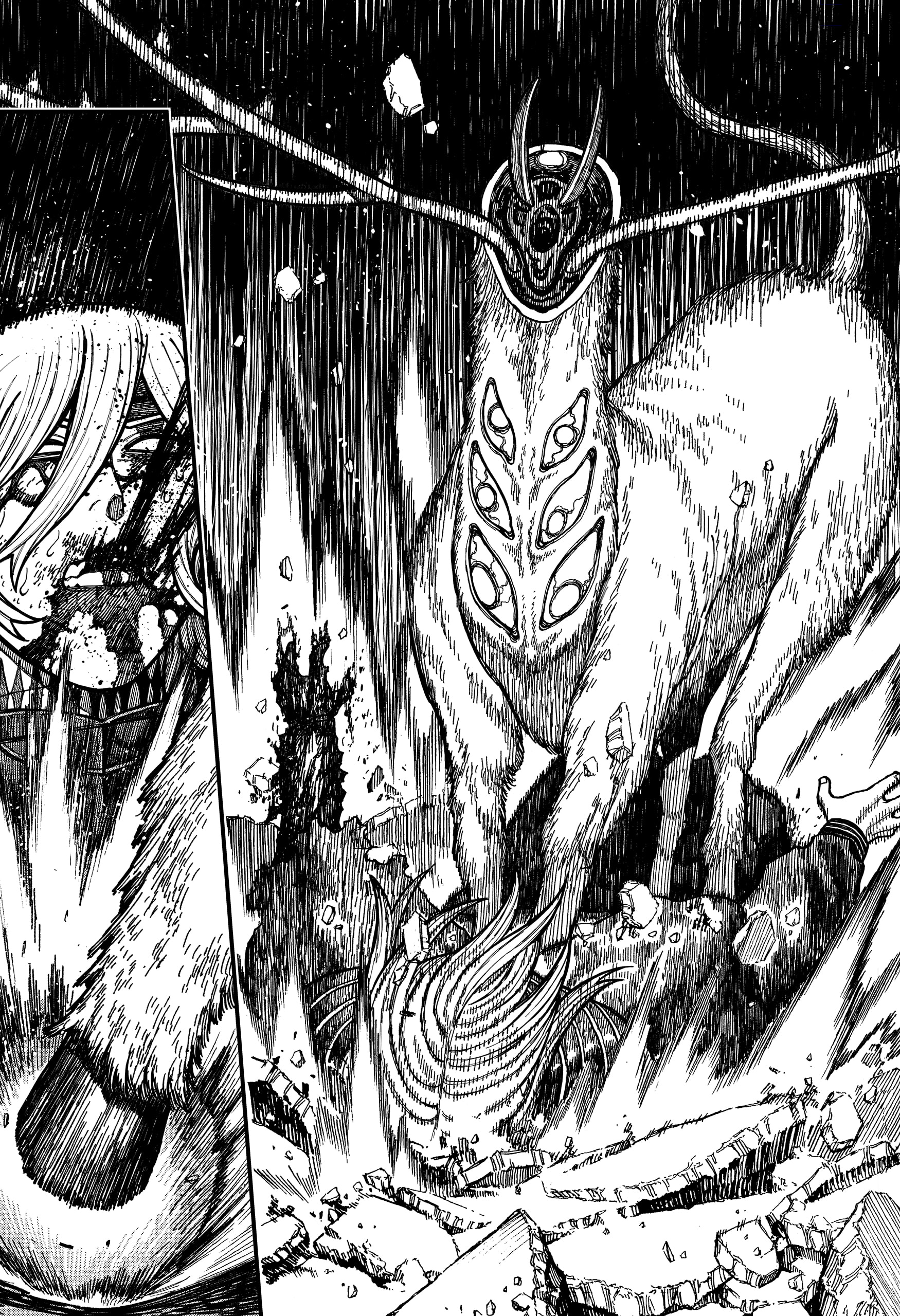 Centuria Manga Chapter 61 page 19 - Three Against One scene