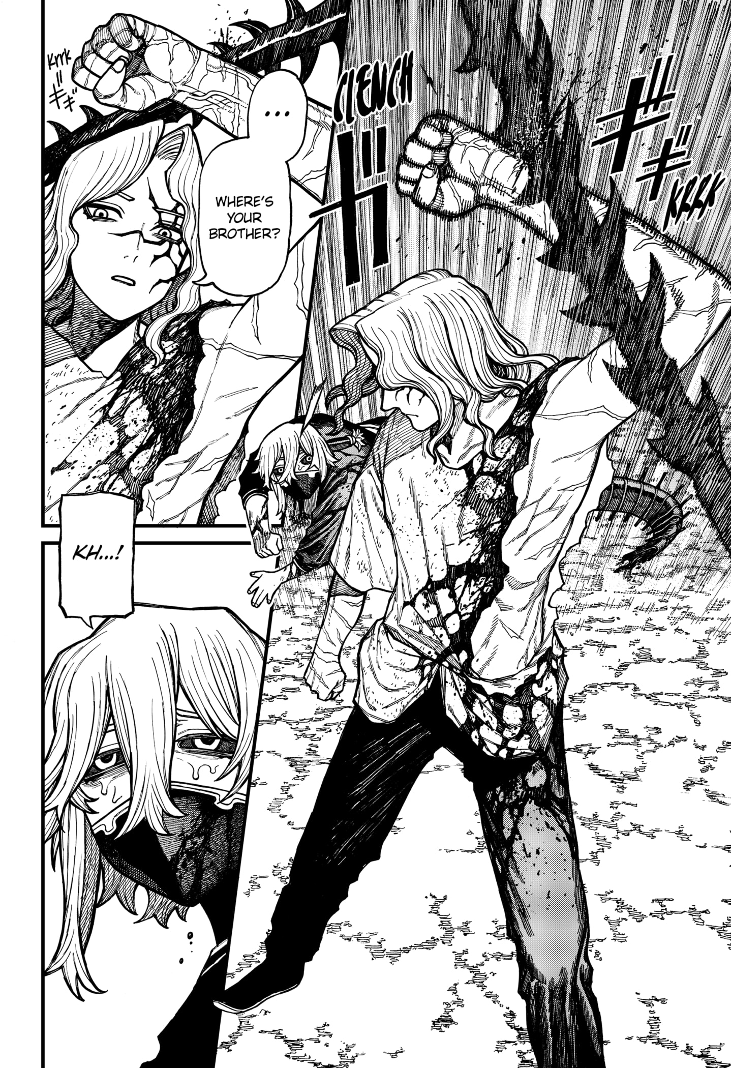 Centuria Manga Chapter 61 page 2 - Three Against One scene