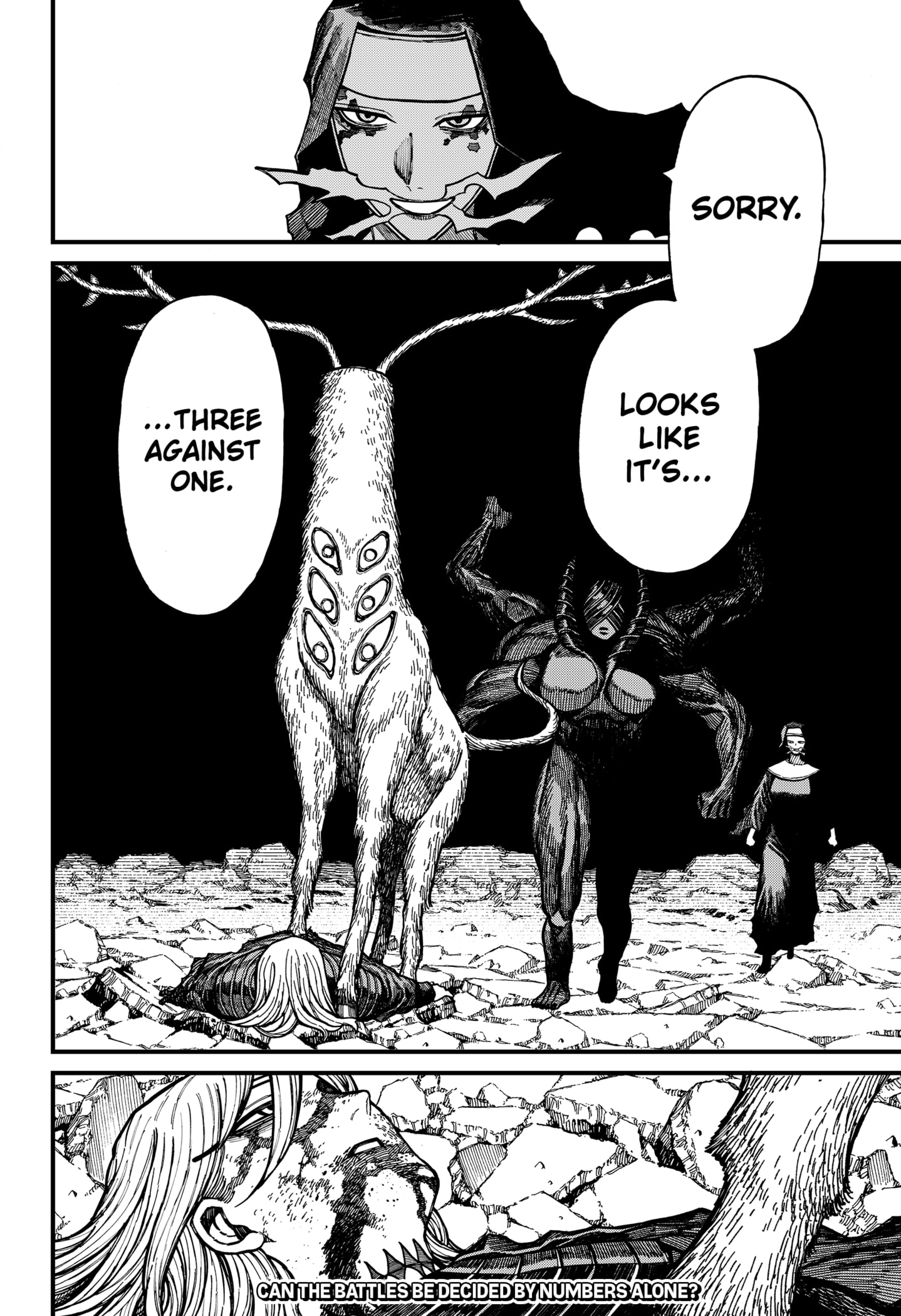 Centuria Manga Chapter 61 page 20 - Three Against One scene