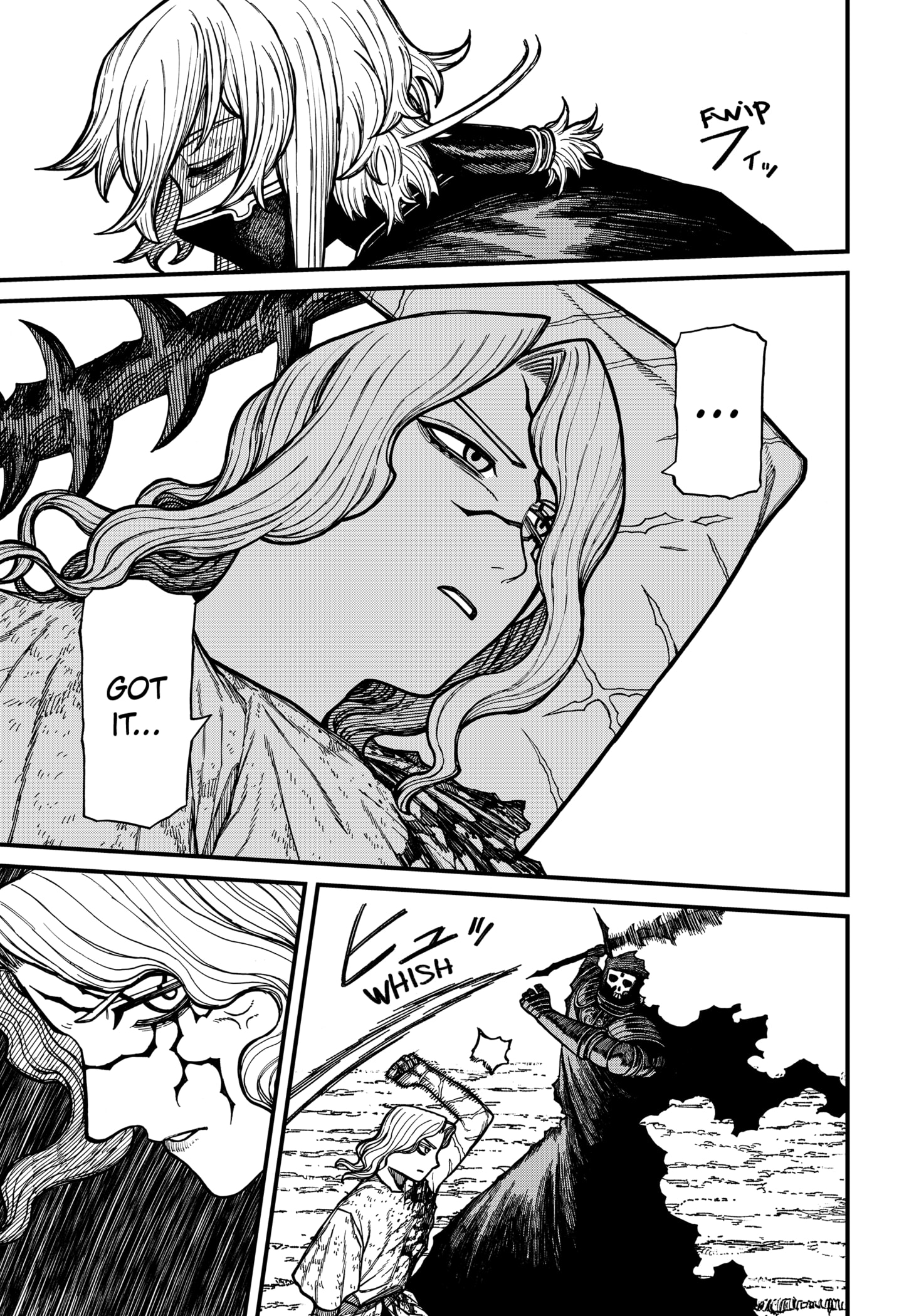 Centuria Manga Chapter 61 page 3 - Three Against One scene