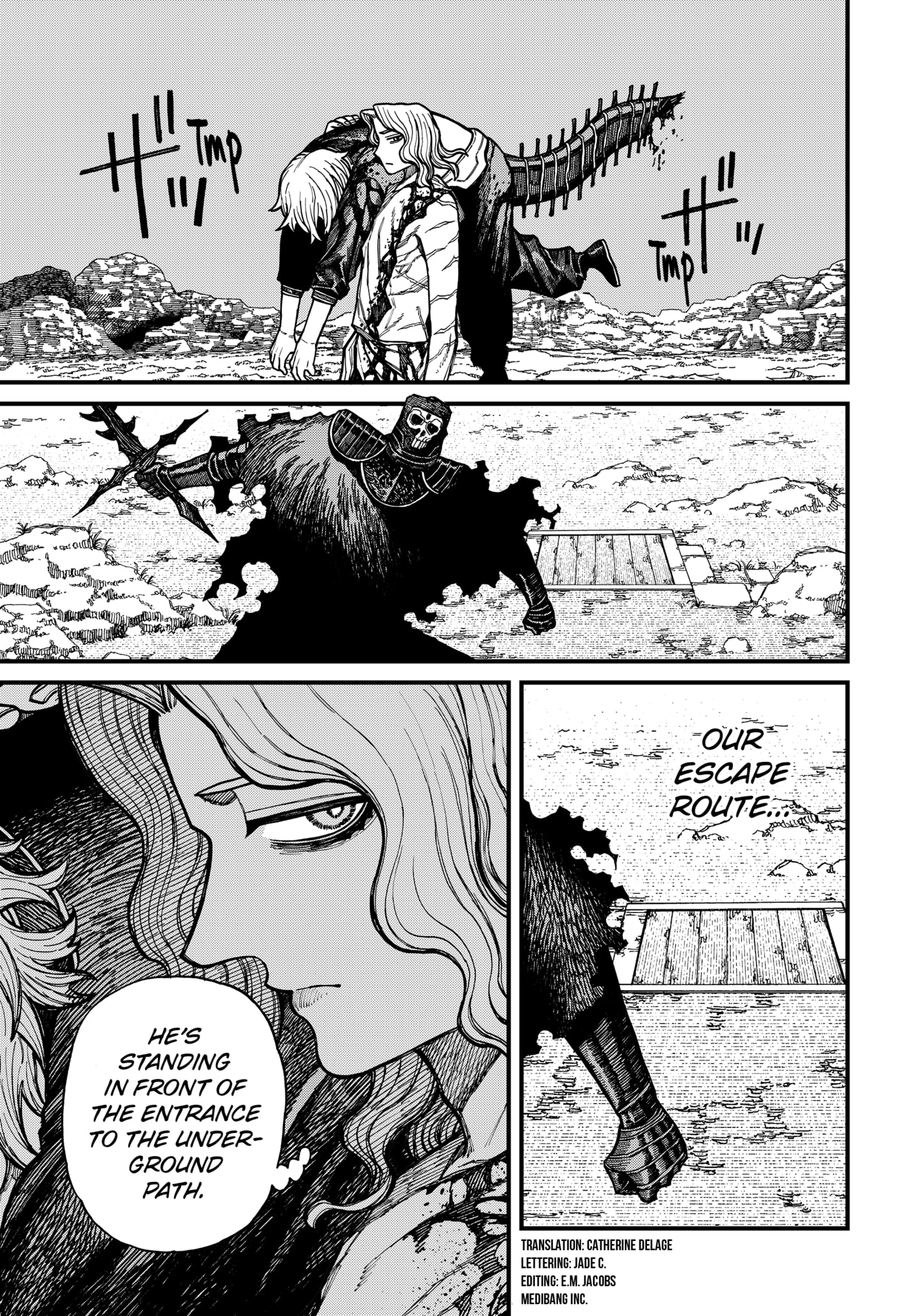 Centuria Manga Chapter 61 page 5 - Three Against One scene