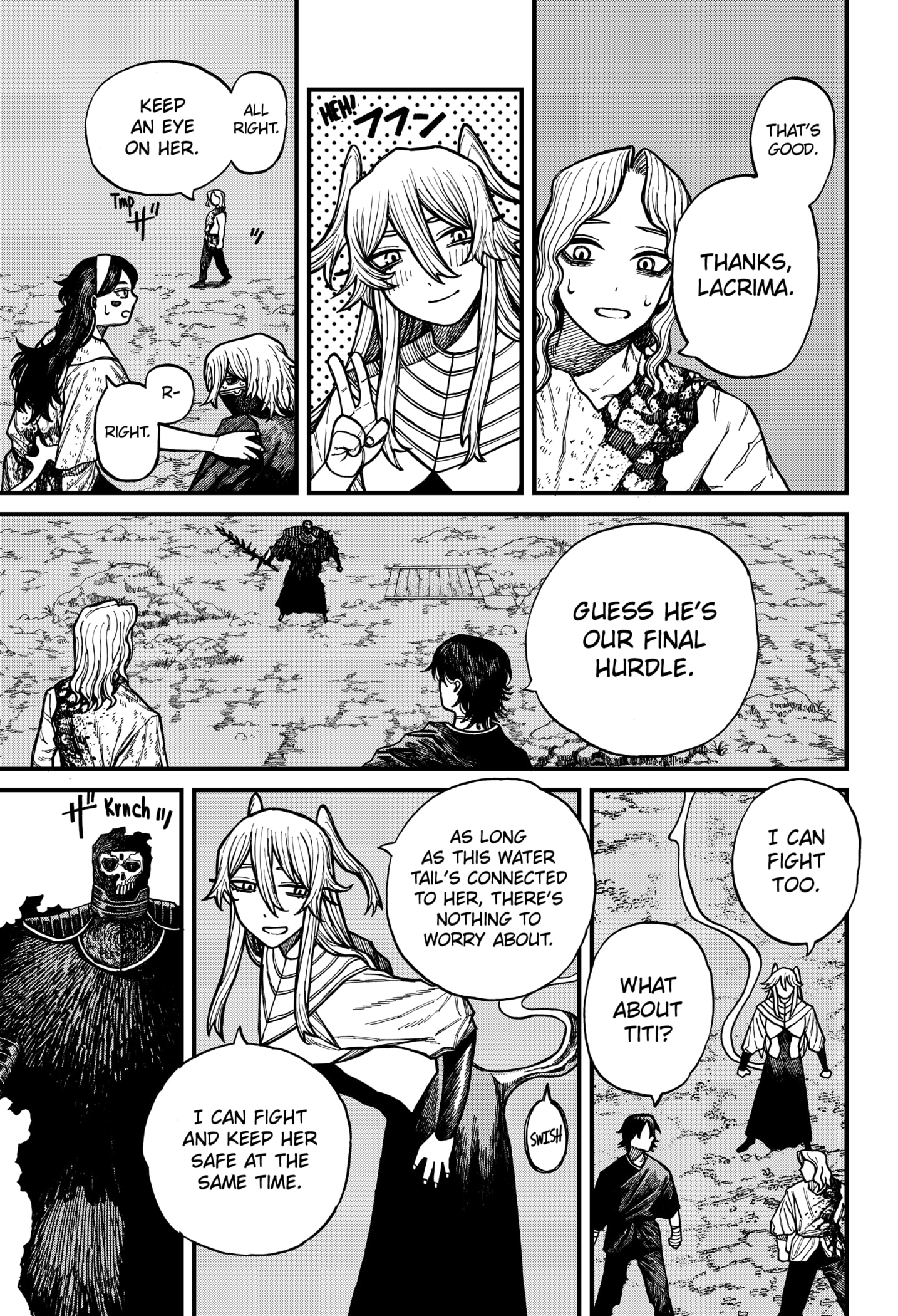 Centuria Manga Chapter 61 page 7 - Three Against One scene