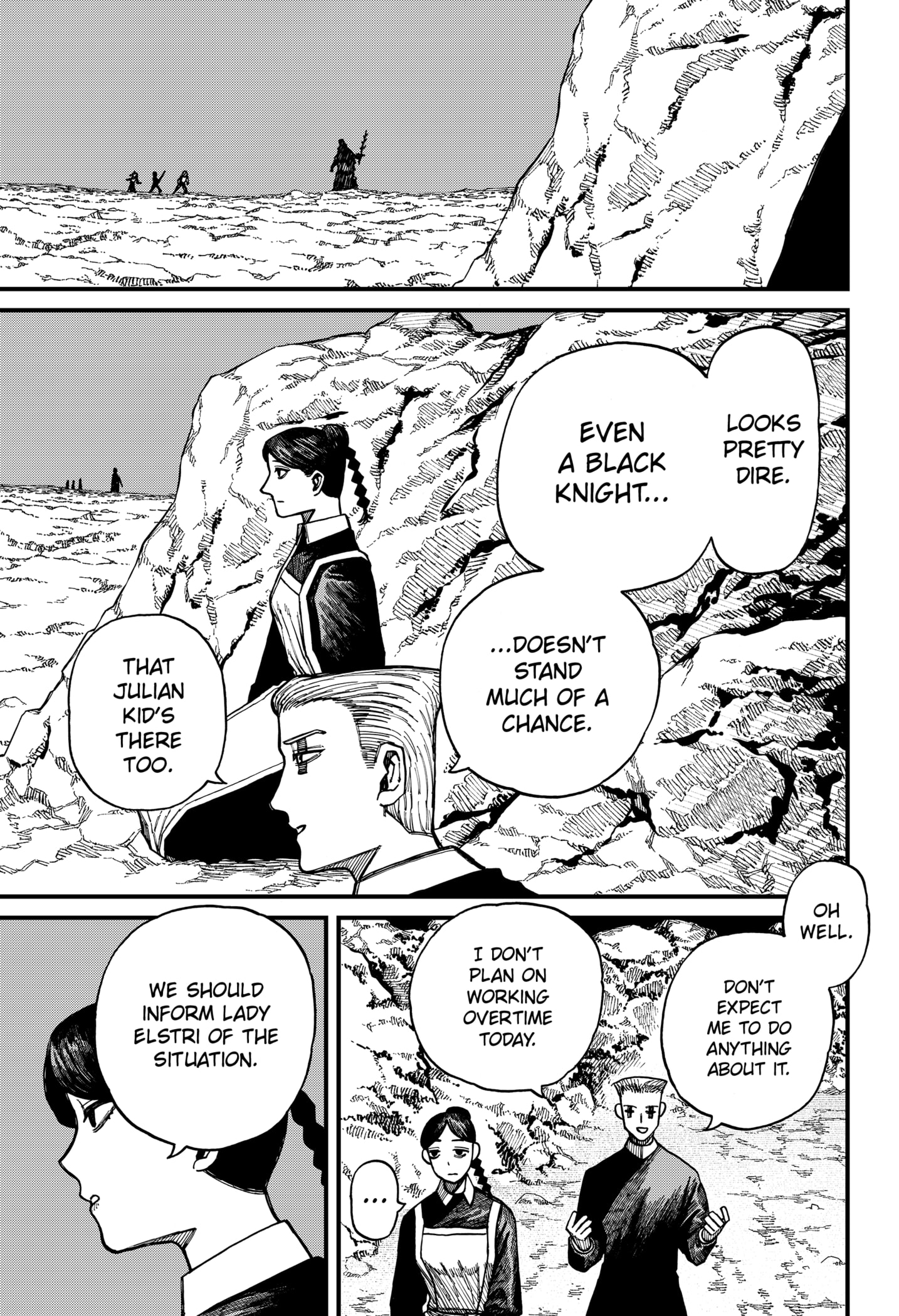 Centuria Manga Chapter 61 page 9 - Three Against One scene