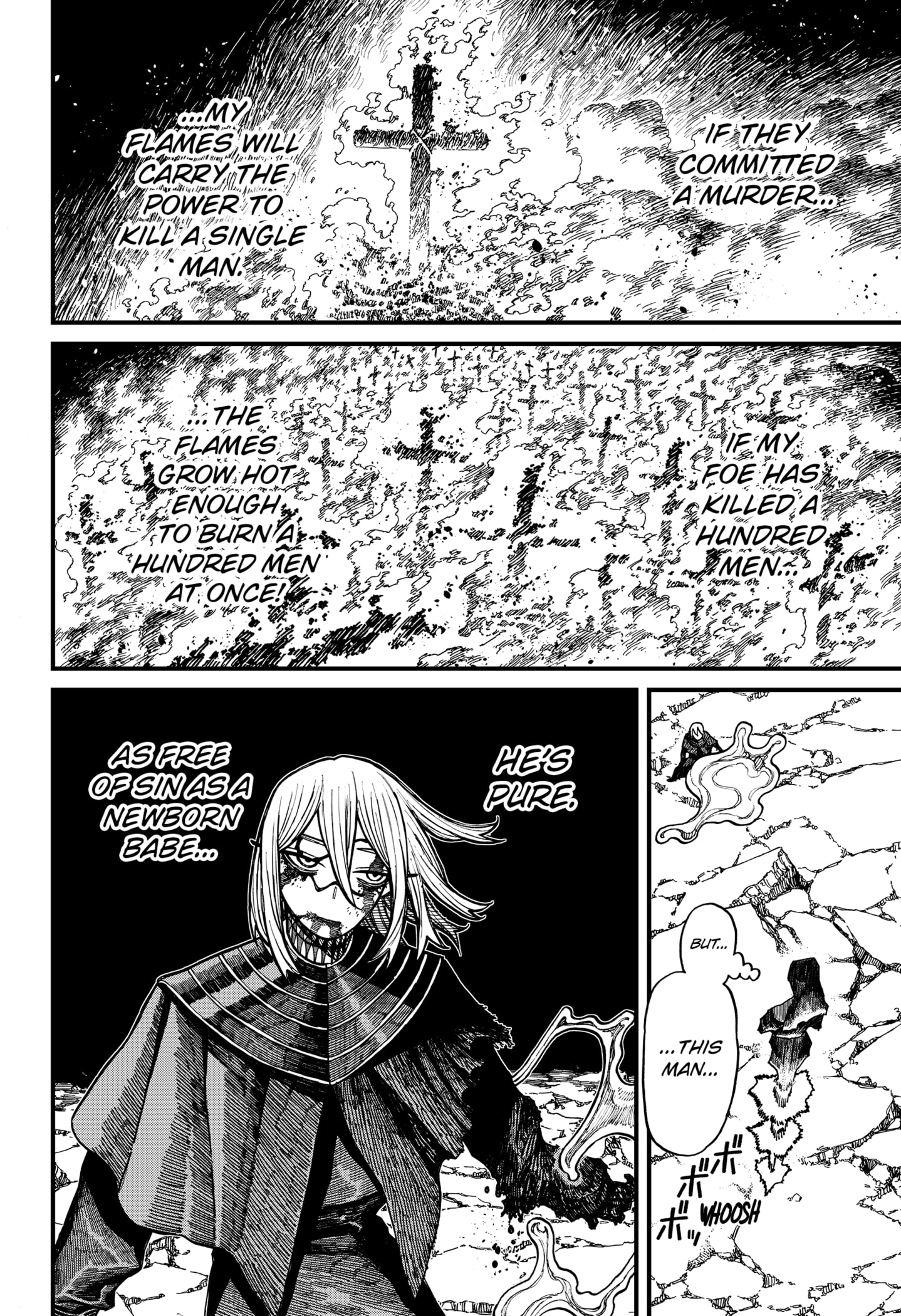 Centuria Manga Chapter 62 page 12 - The Flames of Sin scene