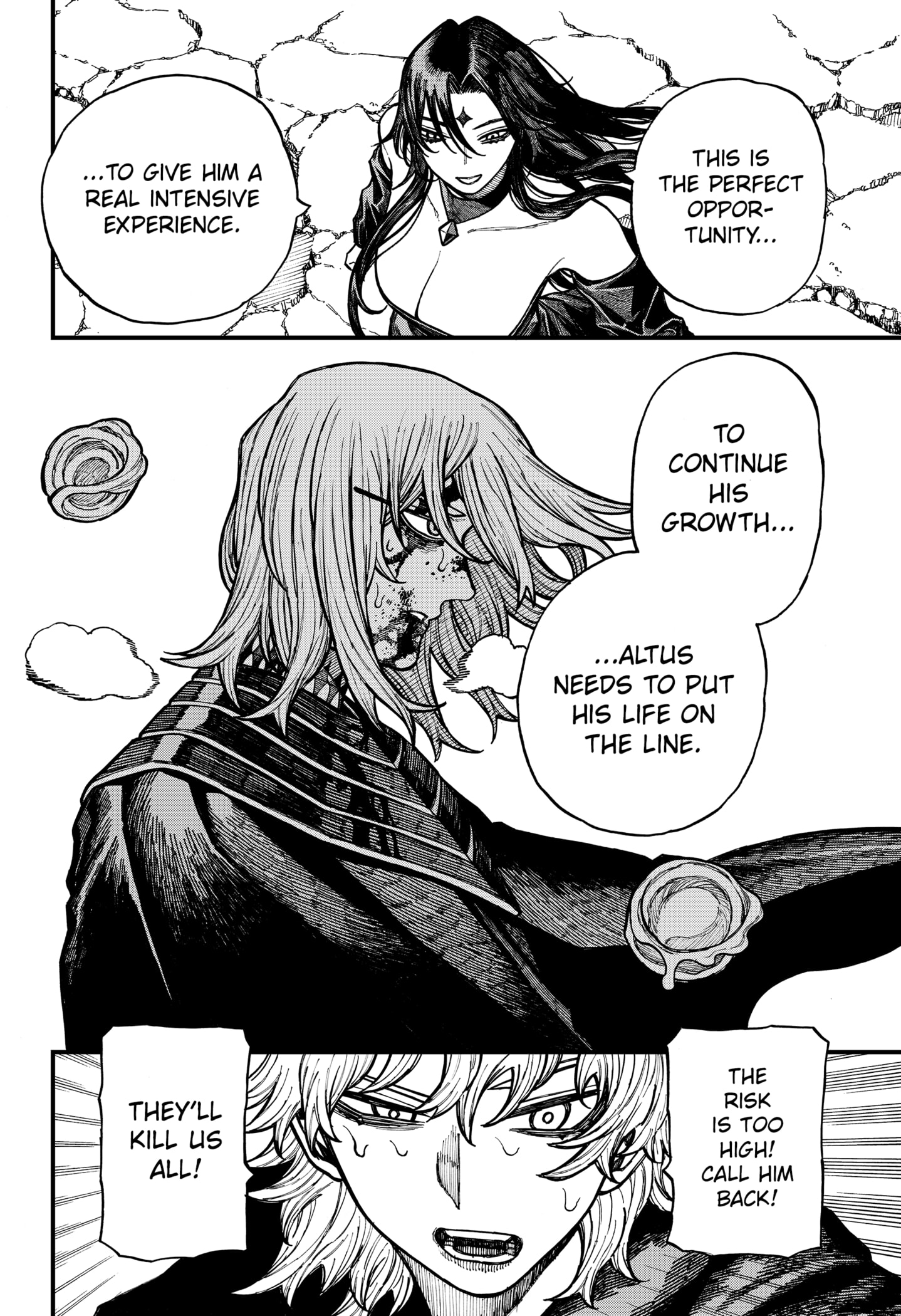 Centuria Manga Chapter 62 page 8 - The Flames of Sin scene