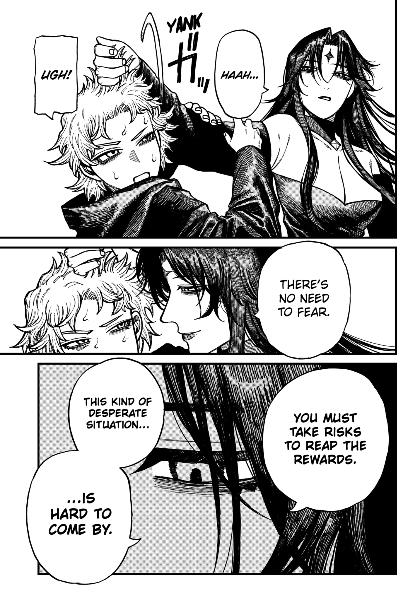 Centuria Manga Chapter 62 page 9 - The Flames of Sin scene