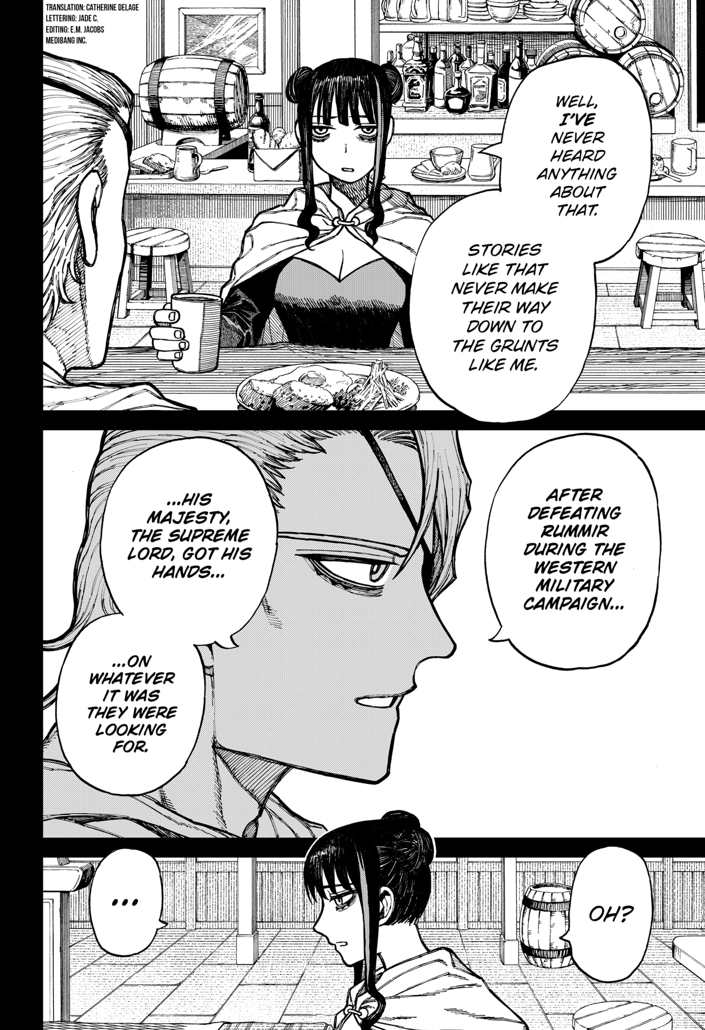 Centuria Manga Chapter 63 page 2 - The One Who Rises scene