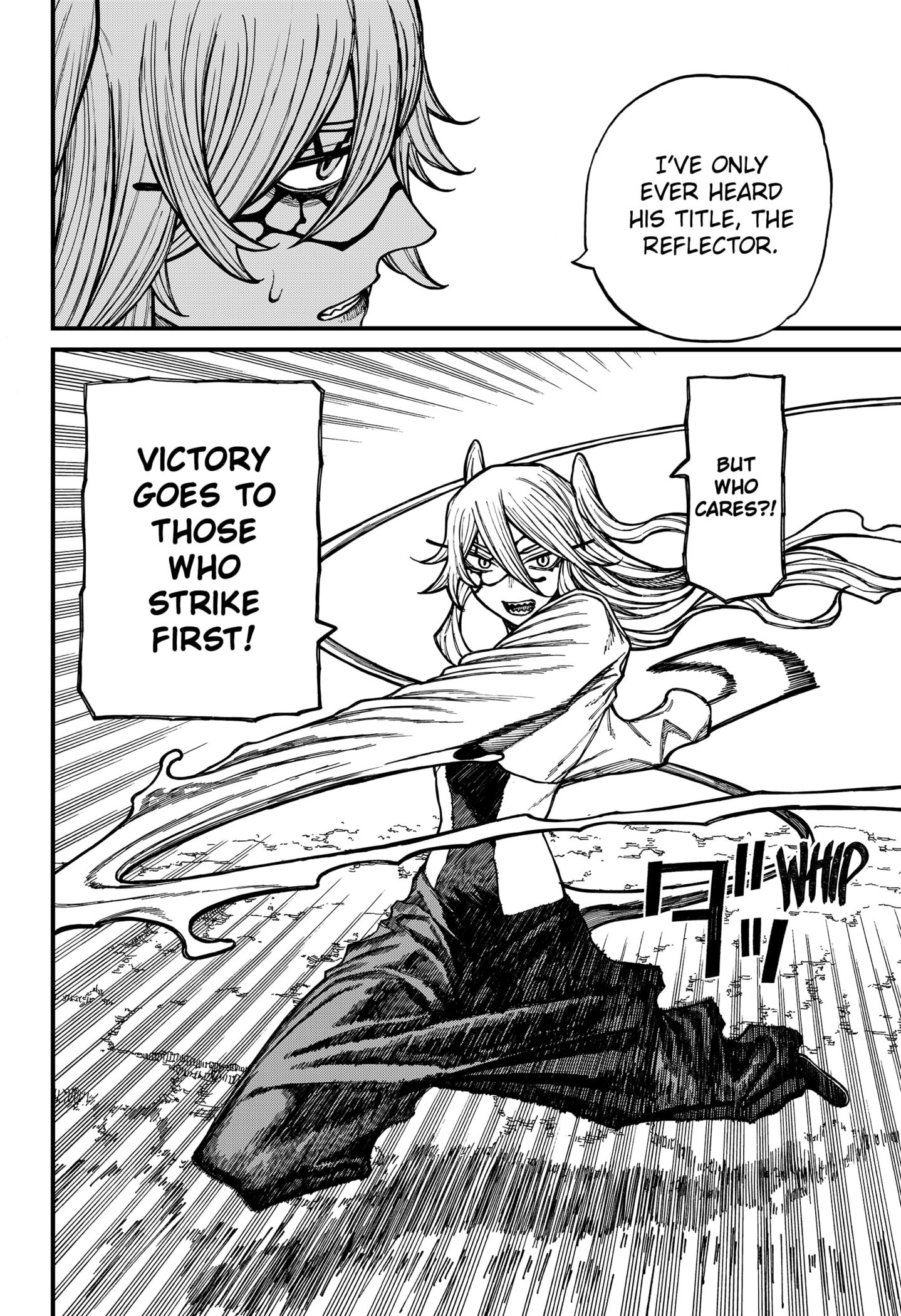 Centuria Manga Chapter 65 page 10 - Orthros The Reflector scene