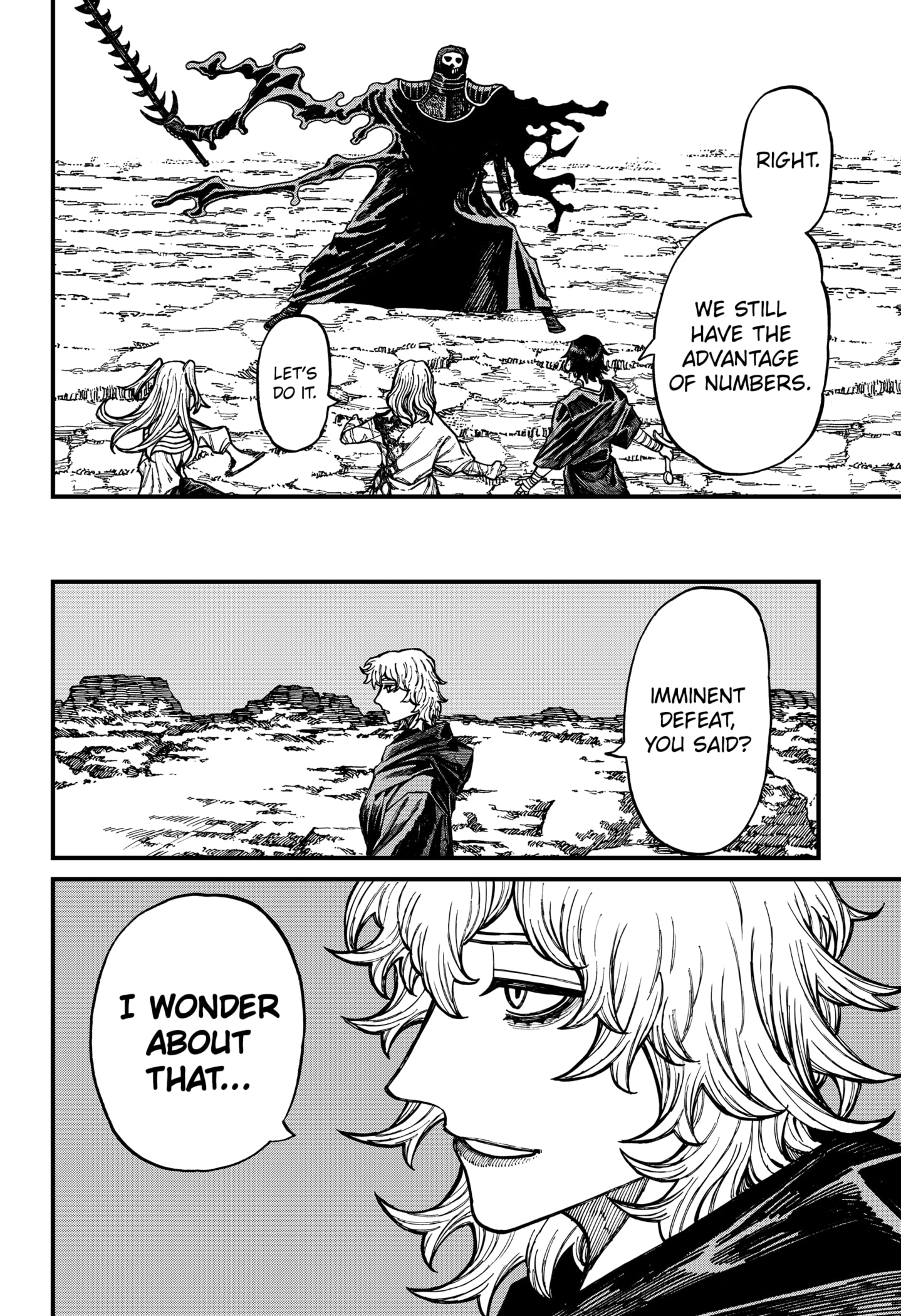Centuria Manga Chapter 65 page 14 - Orthros The Reflector scene